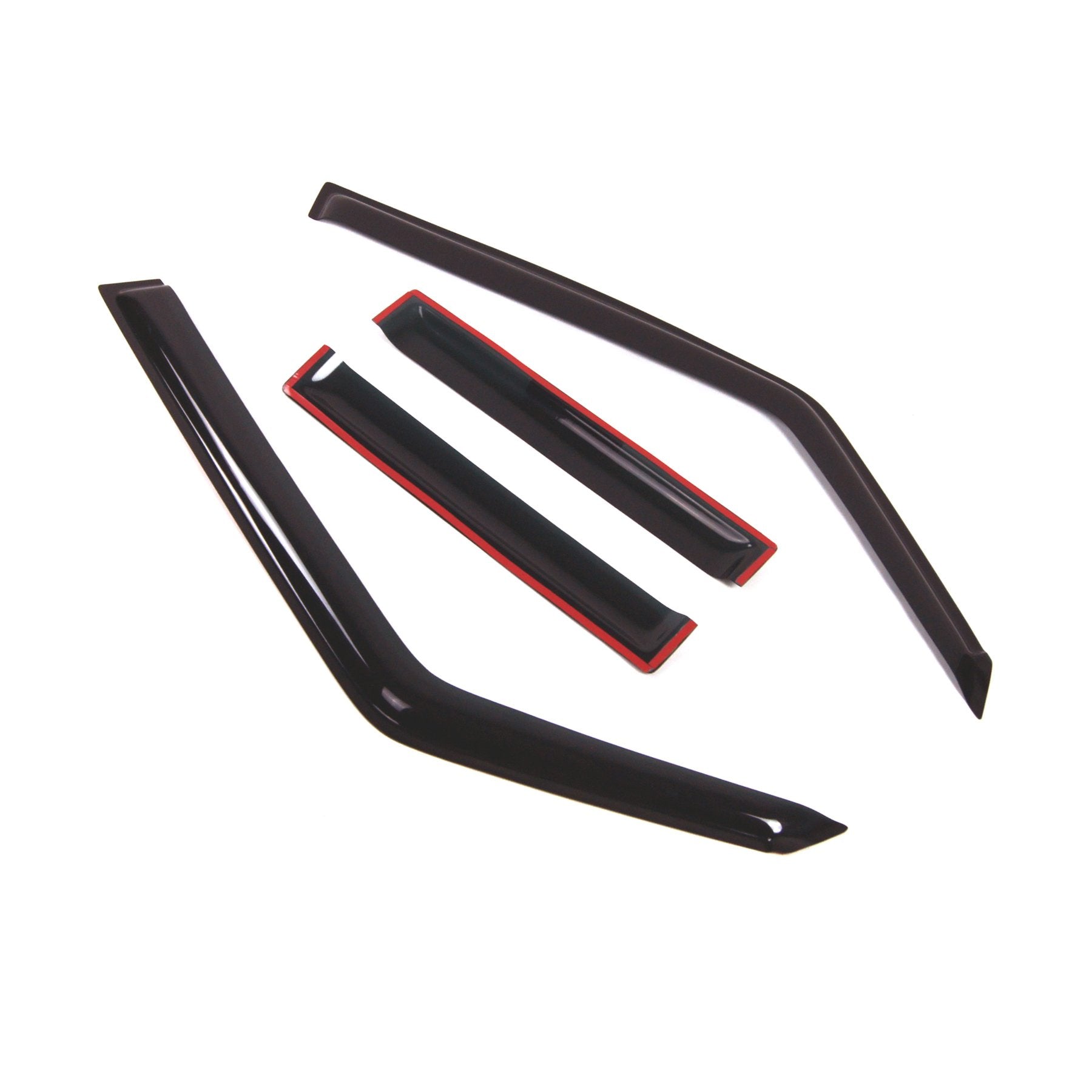 Tuningpros Outside Mount Window Vent Visors Rain Guards Compatible With Mitsubishi Montero 1992-2000 | Side Window Wind Deflecto