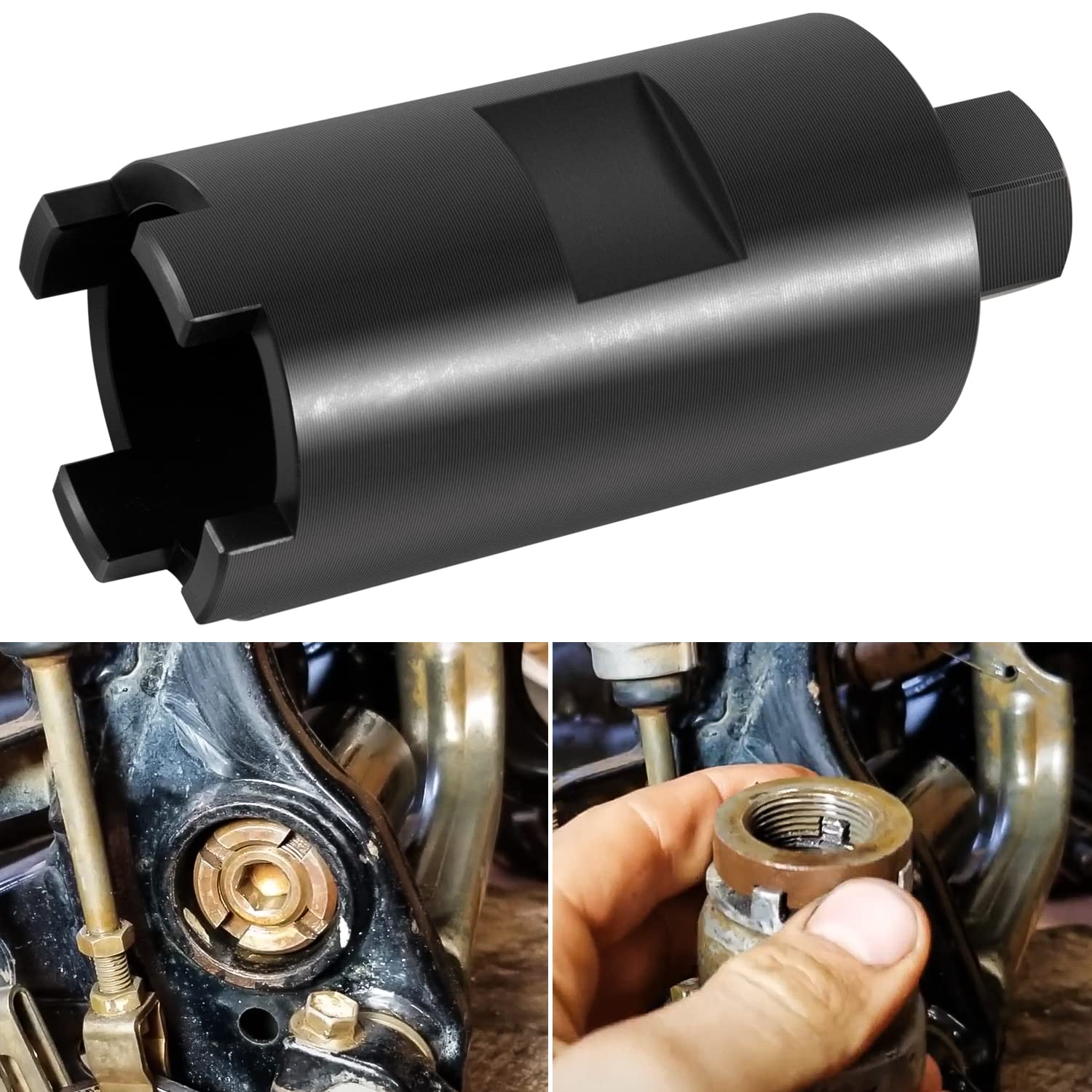 For Honda 07908-4690003 Swing Arm Socket Pivot Bolt Lock Nut Install Tool For Honda Recon/Rincon/Big Red Models / 250 Sx 3 Wheelers/Trx/Foreman/Rubicon/Rancher