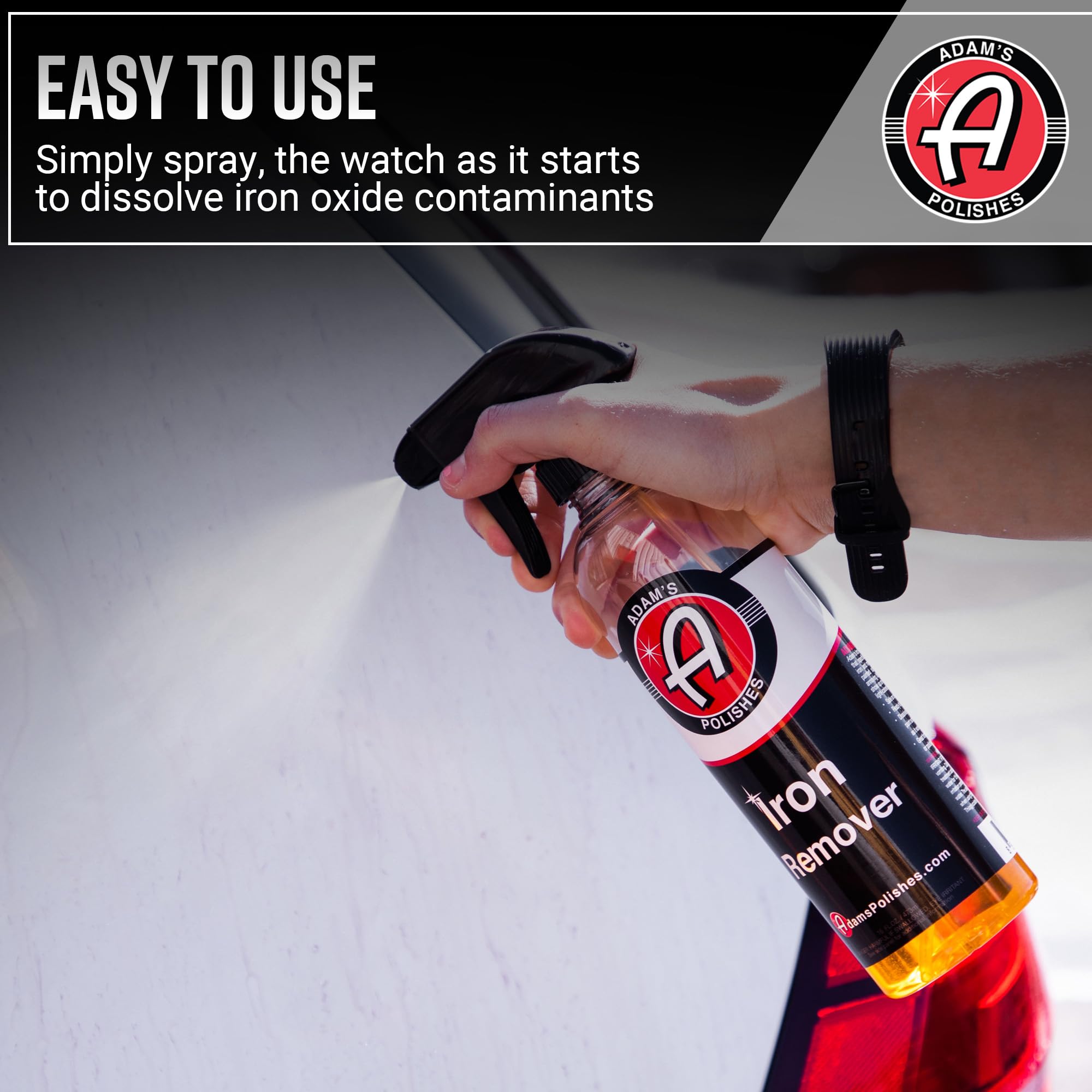 Adam 'S Iron Remover (5 Gallon) - Iron Out Fallout & Rust Remover Spray For Car Detailing On Automotive, Motorcycle, Rv, Boat Pa