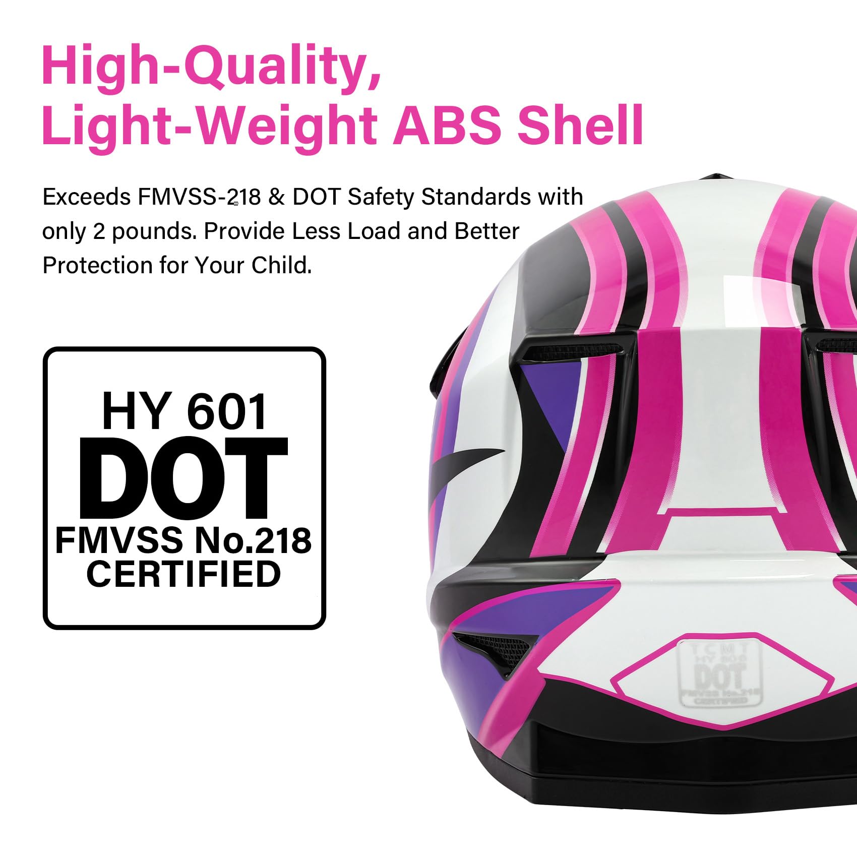 Xfmt Dot Youth Kids Motocross Offroad Street Dirt Bike Helmet Motorcycle Atv Full Face Helmet With Goggles Gloves, Rose Red Medi