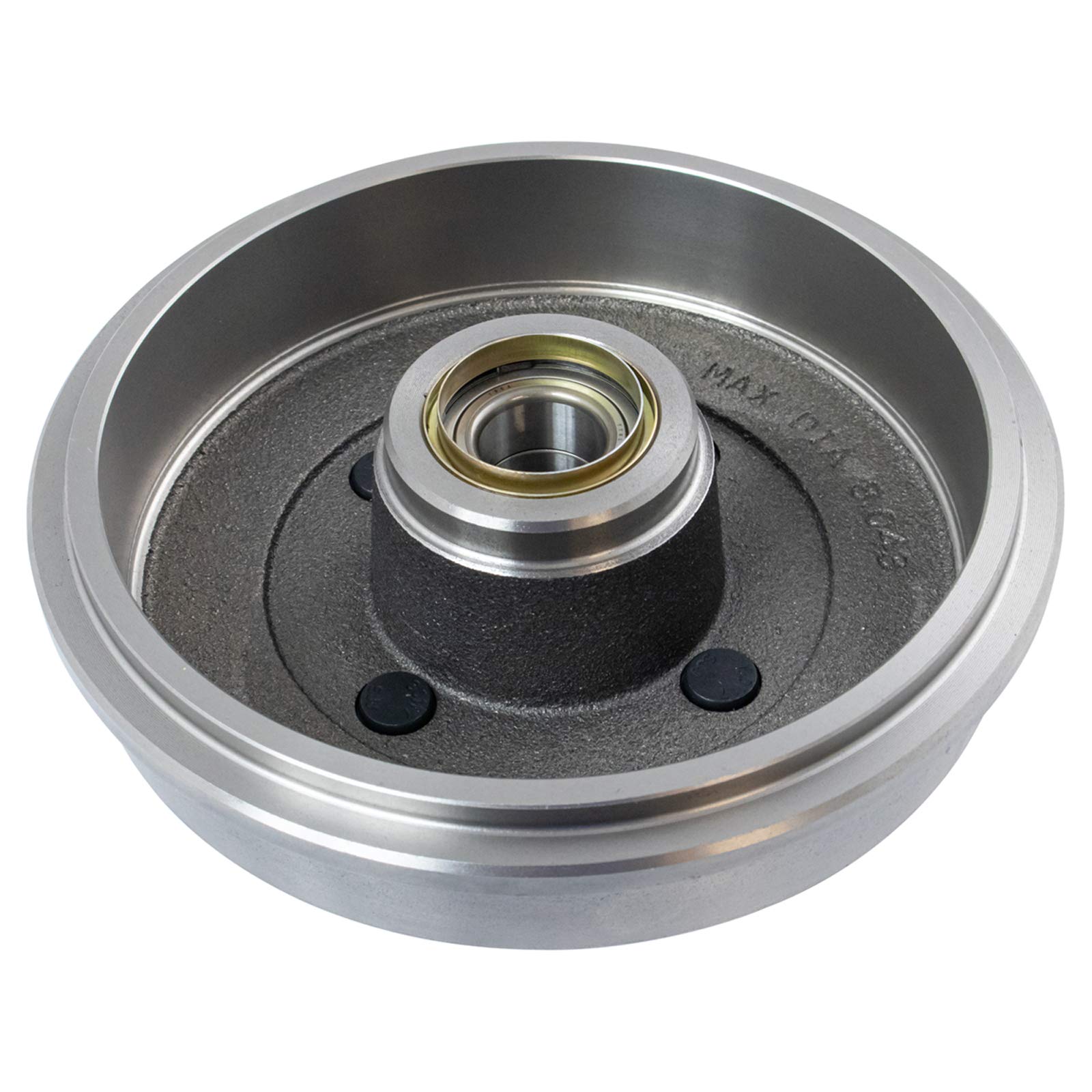 Trq Rear Brake Drum Pair Set For 2000-2008 Ford Focus