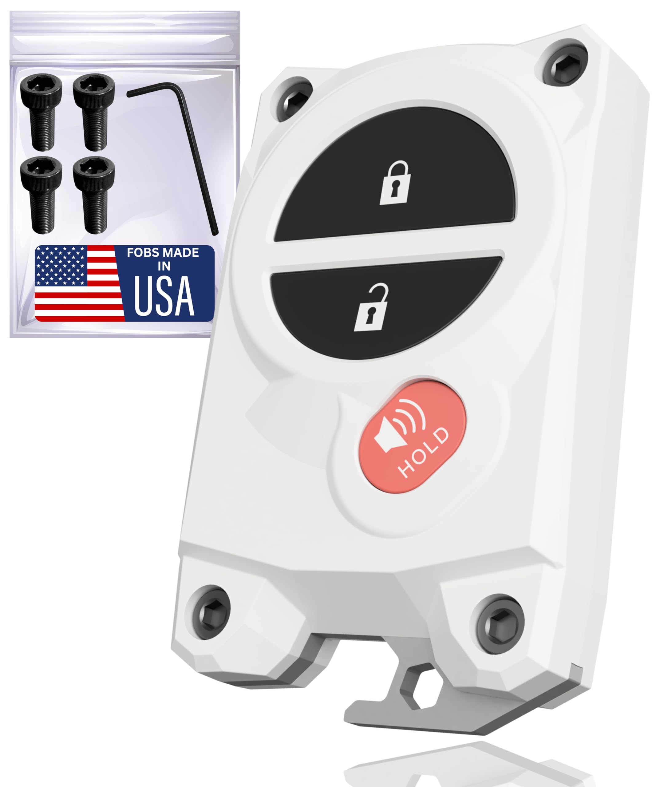 Dubbs Hardware Tundra Key Fob Cover 2007-2017 - Tacoma Key Fob Cover 2005-2015 2Nd Gen Accessories - Built In Bottle Opener - Cu