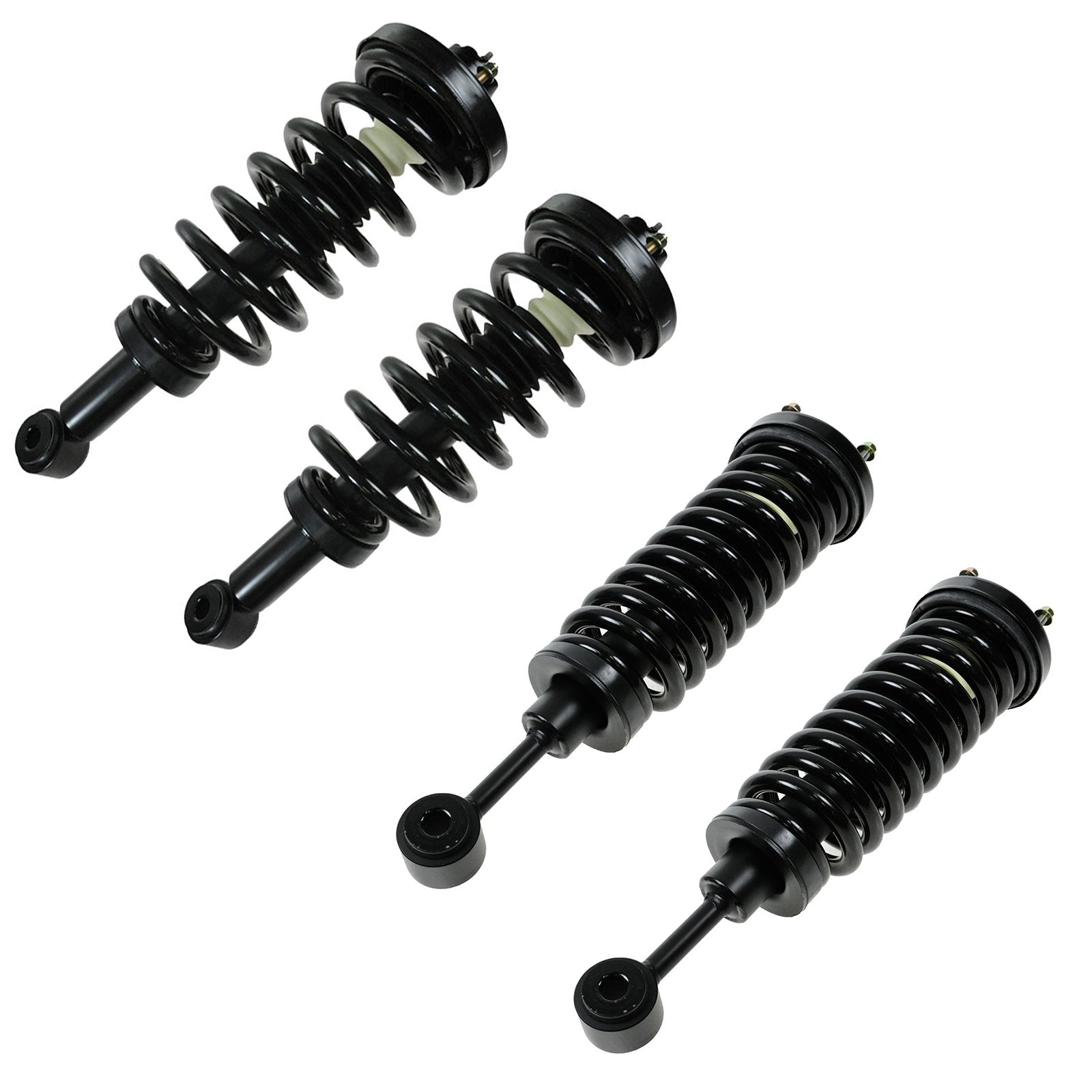 Trq Front Rear Complete Shock & Spring Struts Mount Set Of 4 Kit For Ford Expedition
