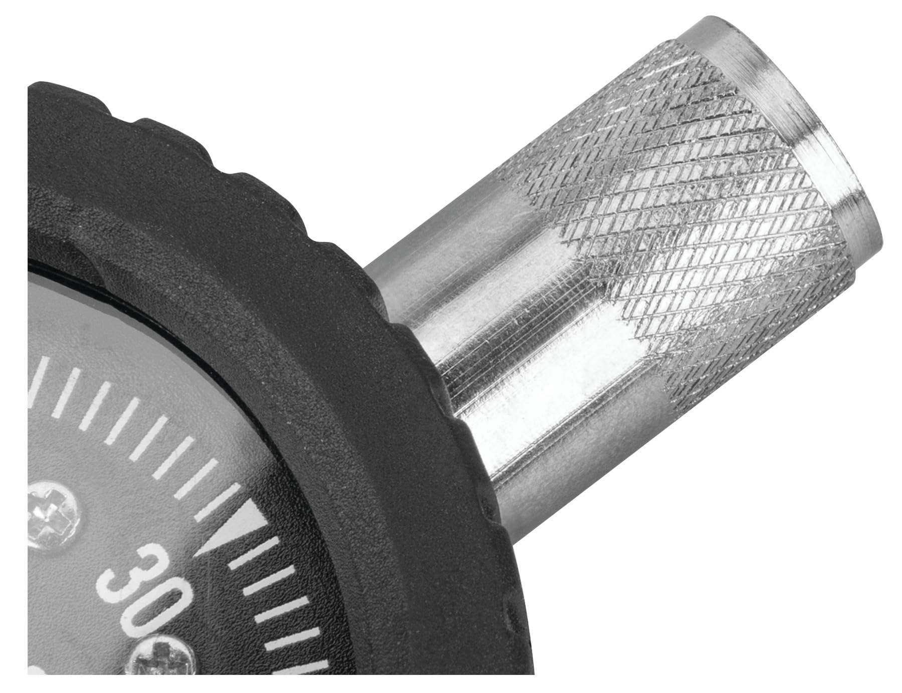 Performance Tool W1915 Tire Pressure Gauge - 1 to 60 PSI Range, Easy-to-Read Gauge with Black Face, Measures in One Pound Increments