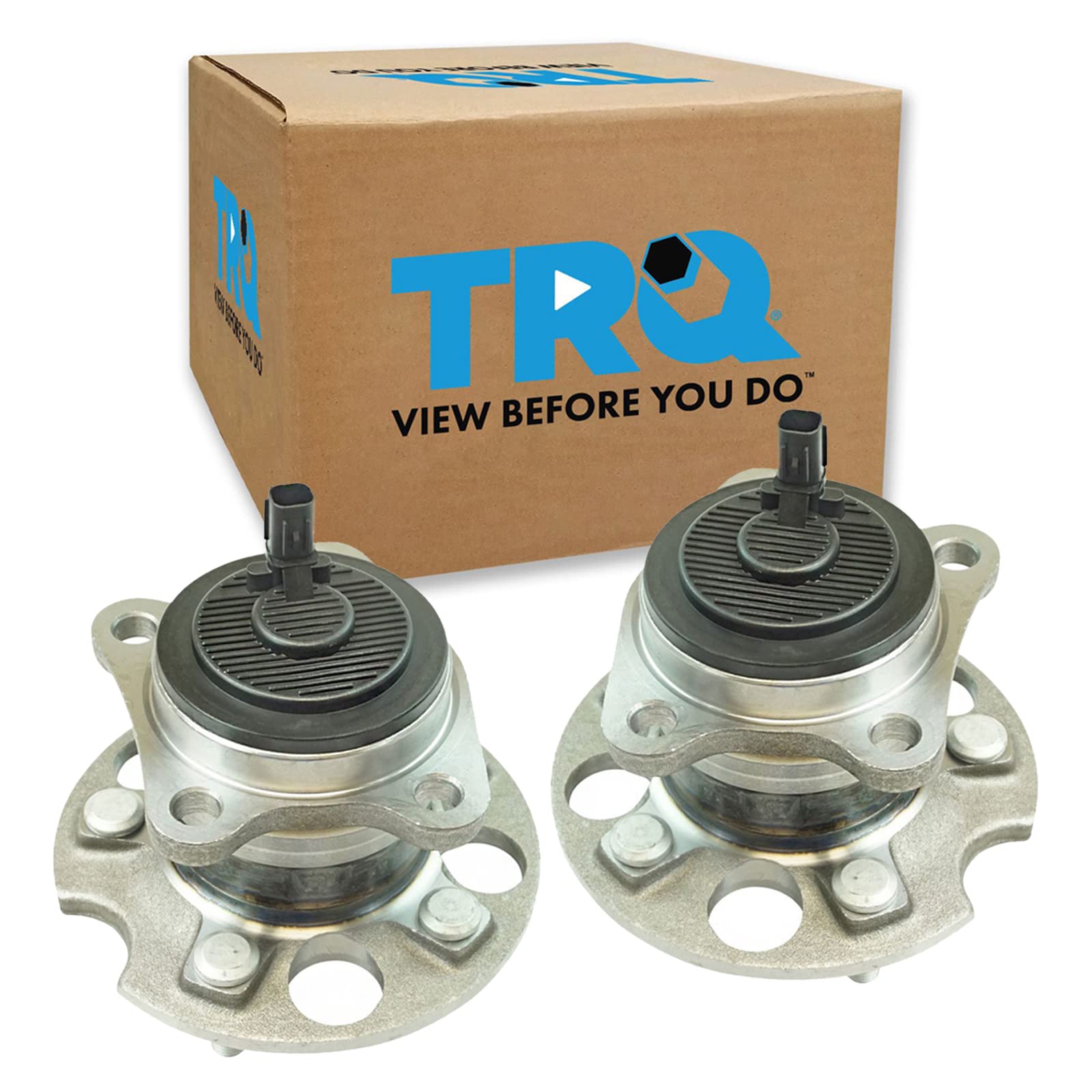 Trq Rear Wheel Hub Bearings Assembly Set Compatible With 2009-2015 Toyota Venza