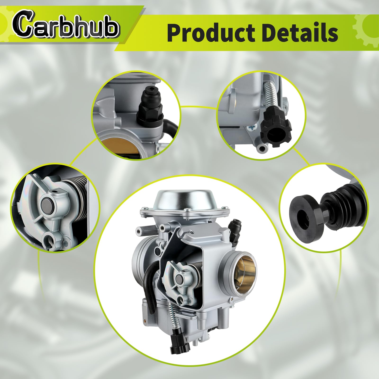Carbhub Carburetor For Honda Fourtrax 300 350 Foreman 400 450 Rancher 350 Carb, Fourtrax 300 Carburetor, Foreman 450, Rancher 35