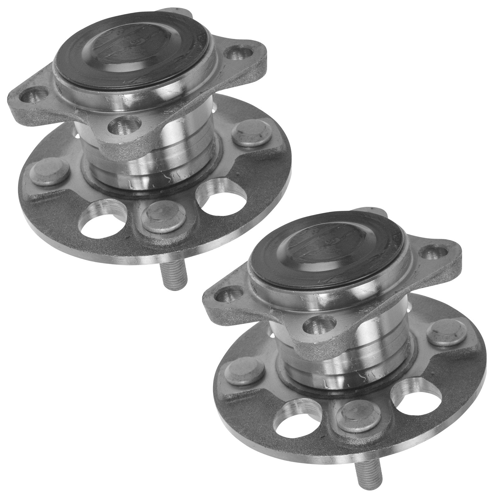 Trq Rear Wheel Hub Bearings Assembly Set Compatible With 2007 Toyota Yaris
