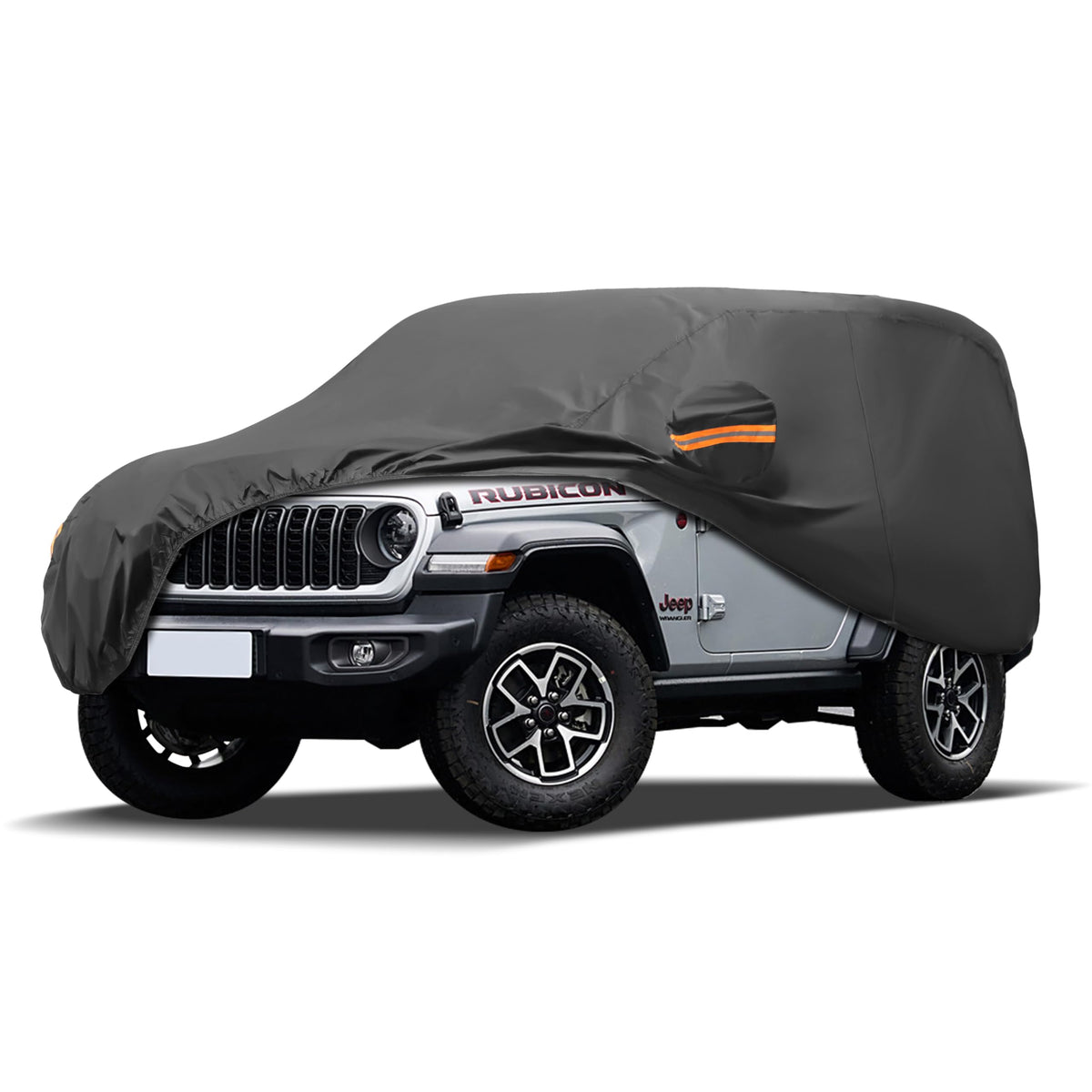 Mornyray Compatible With Tesla Model 3,Car Cover Outdoor Waterproof Sun Rain Snow Hail Protection With Driver Door Zipper Chargi