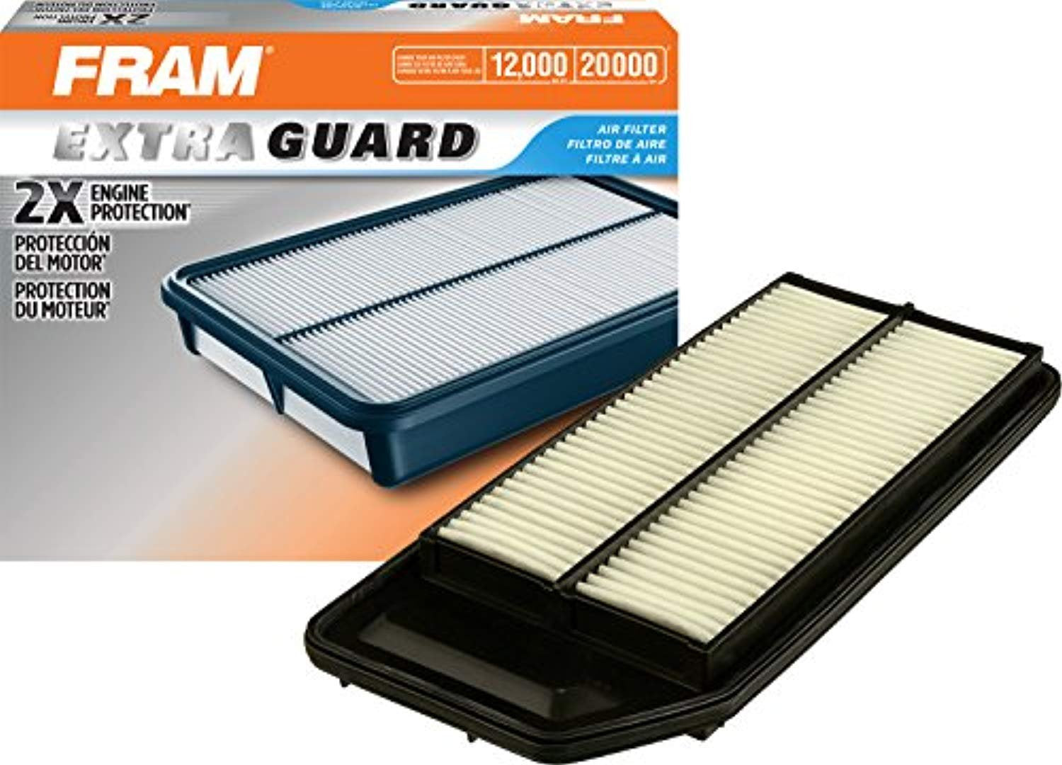 FRAM Extra Guard CA9564 Replacement Engine Air Filter for Select Acura TSX and Honda Accord (2.4L) Models, Provides Up to 12 Mon