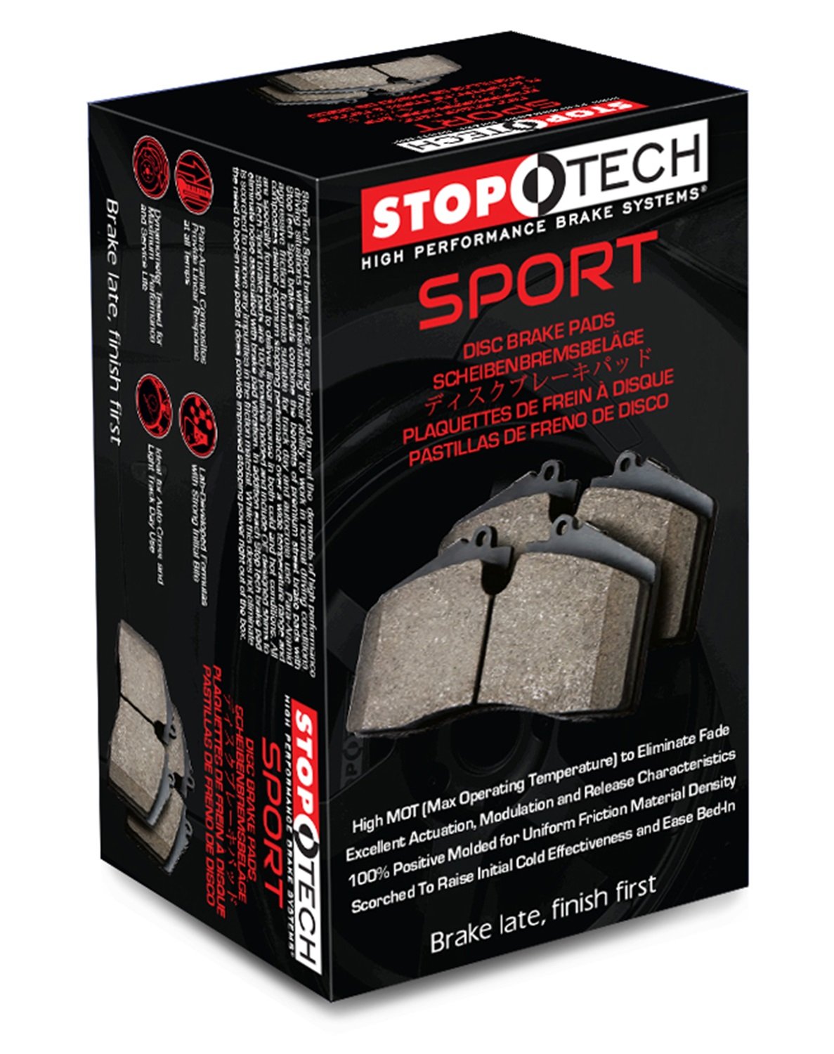 Centric StopTech 309.15390 Sport Brake Pads with Shims and Hardware