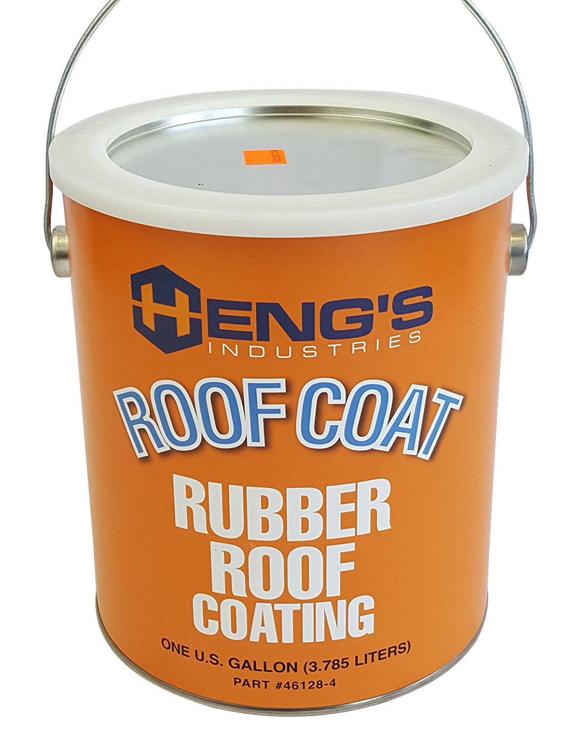 HENGS Industries Rubber Roof Coating - 1 Gallon | EPDM | Durable Coat | RV, Motorhome, Camper Roof Repair | Waterproof & UV Res
