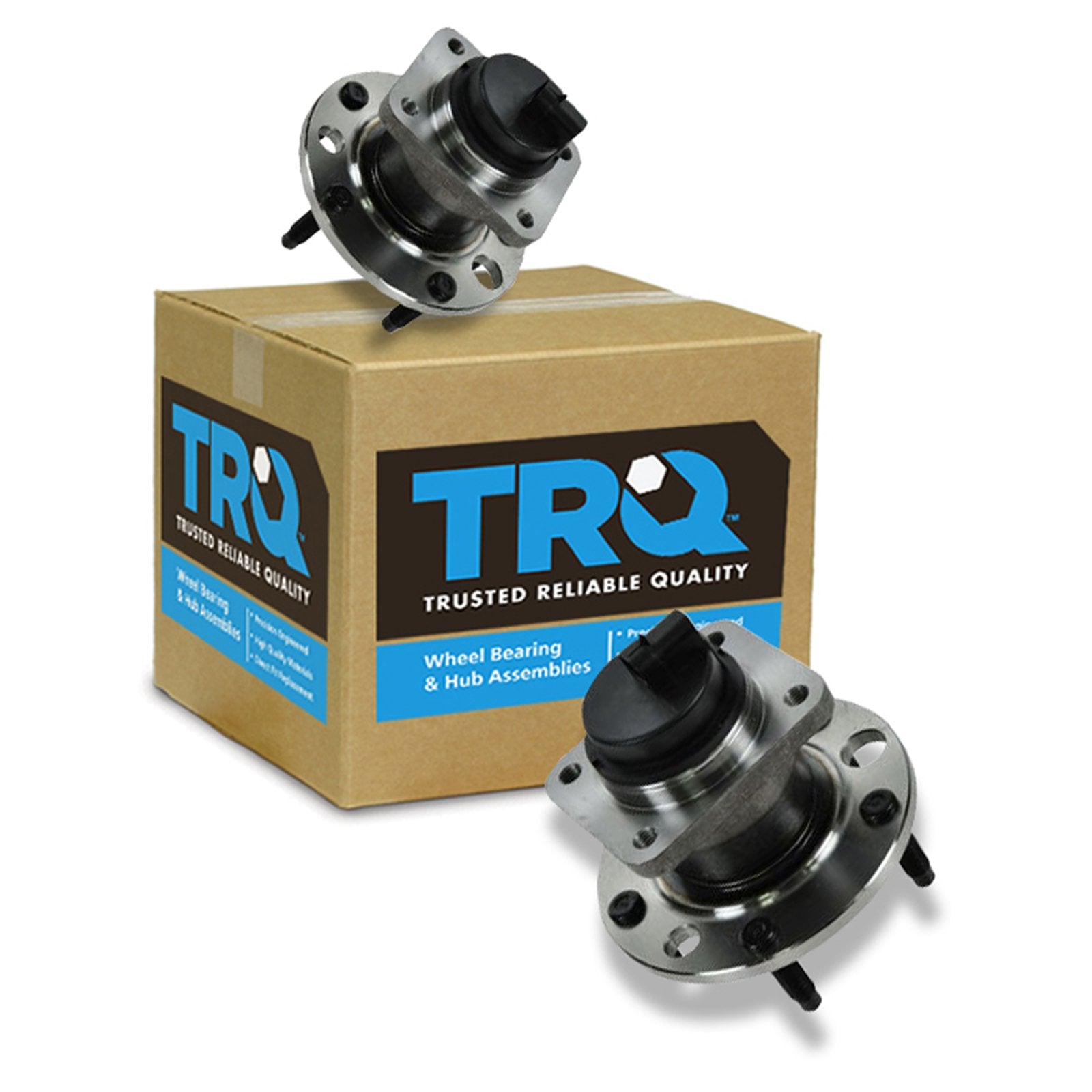 Trq Front Wheel Hub Bearings Assembly Set Compatible With 2001-2004 Avanti Ii 1993-2002 Chevrolet Camaro 1997-1998 S10 Pontiac F