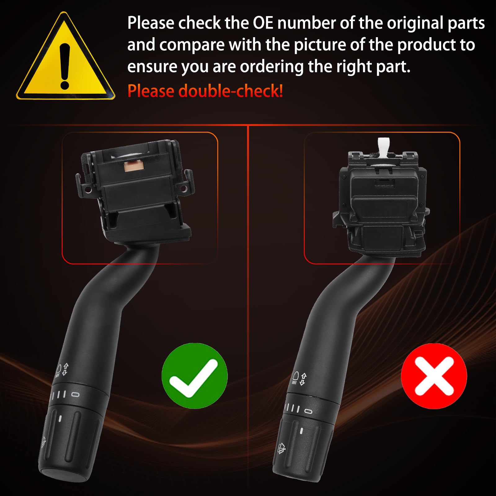 Sw7016 Turn Signal Switch Multifunction Windshield Wiper Control, Compatible With 2014 F150, 2014-2016 F250/F350/F450/F550 Super