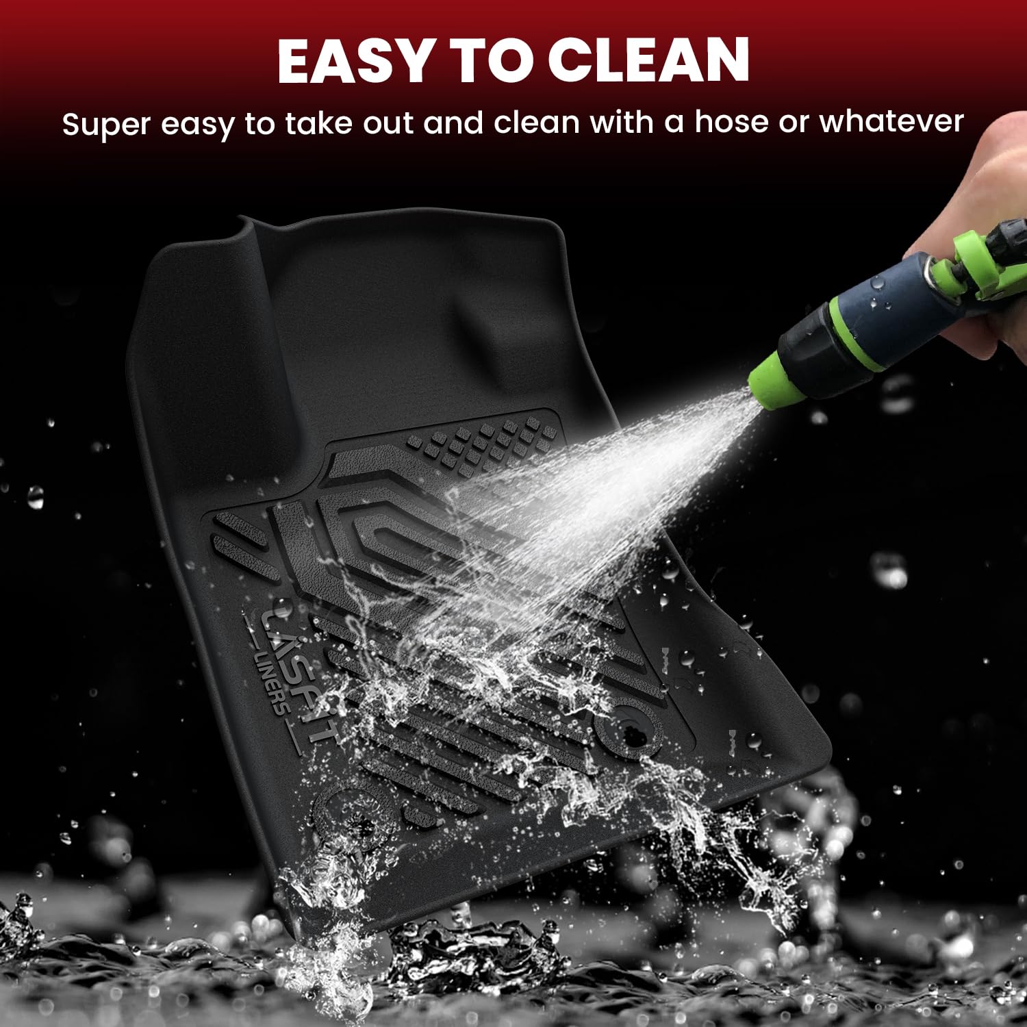 Lasfit Floor Mats & Trunk Mat For Jeep Compass 2017-2025 Lower Deck Position Cargo, All Weather Tpe Custom Fit Car Mats Floor Li