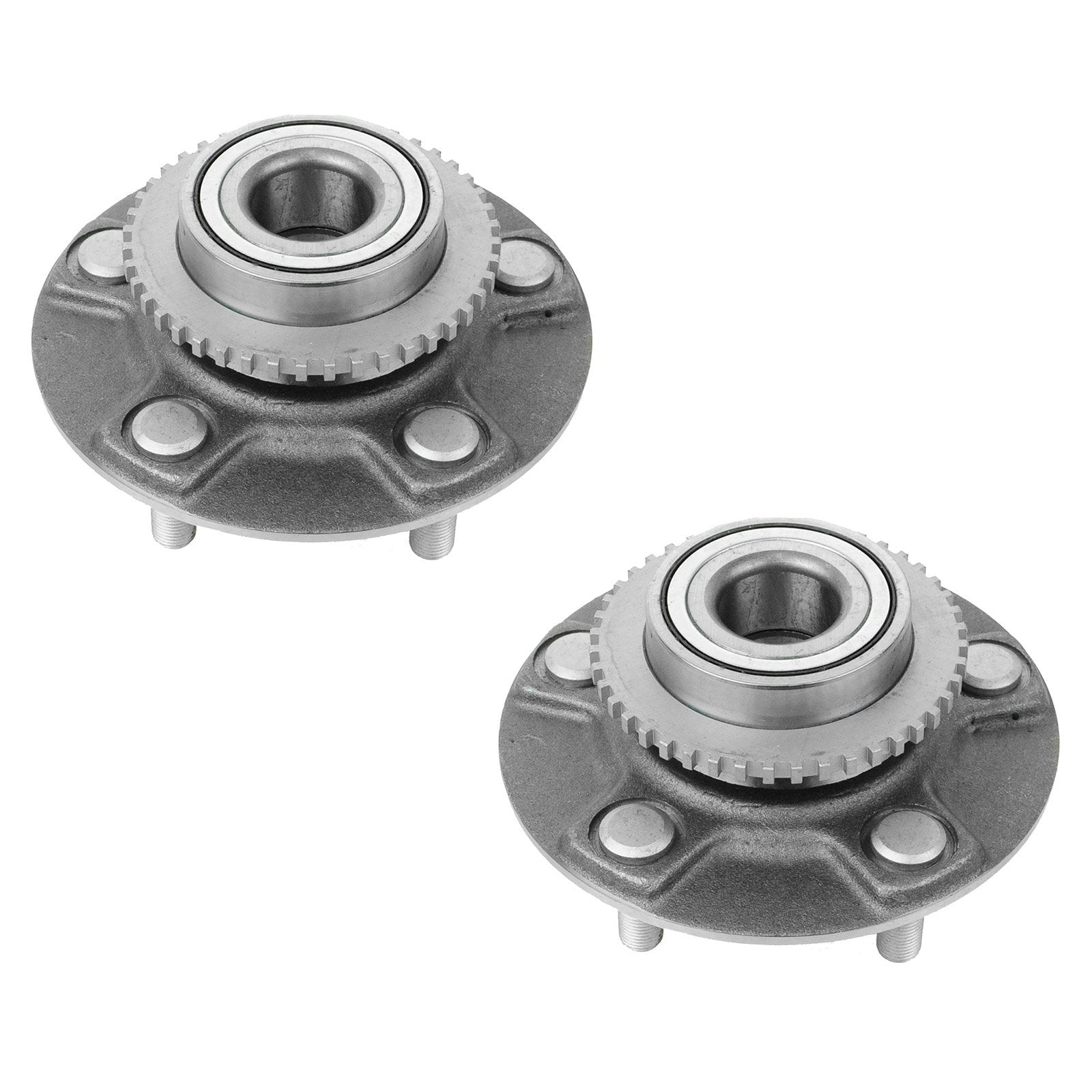 Trq Rear Wheel Hub Bearings Assembly Set Compatible With 2000-2001 Infiniti I30 2002-2004 I35 2000-2003 Nissan Maxima