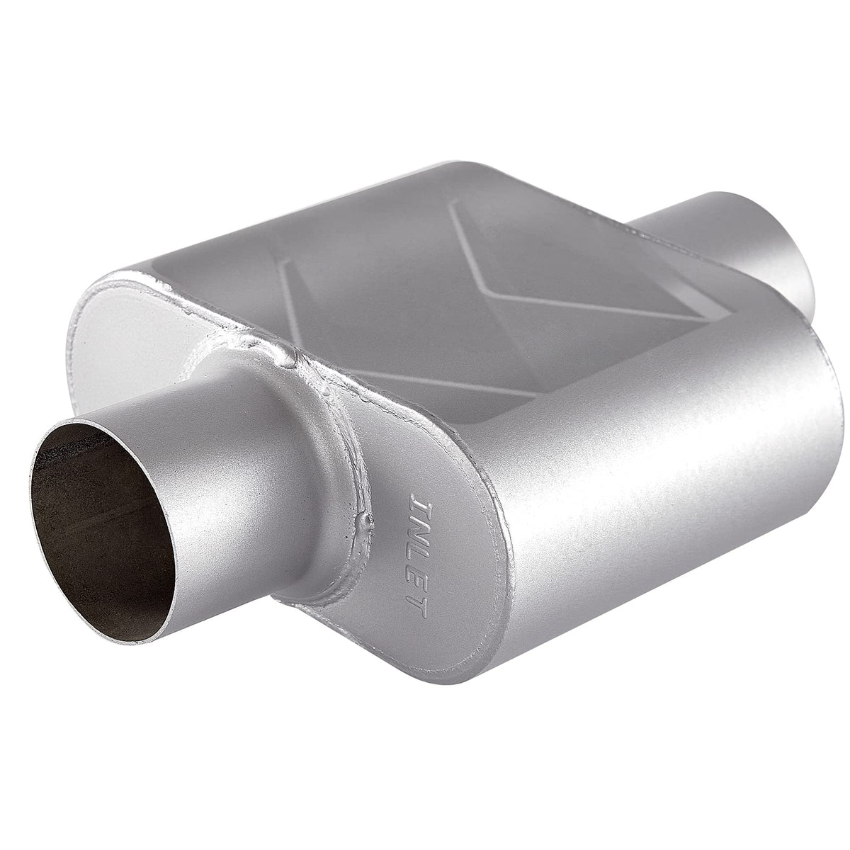 Universal Exhaust Muffler With Aggressive Sound, Anti-Corrosive Muffler, Chamber Performance Mufflers For Cars, Trucks(2.25'' Ce