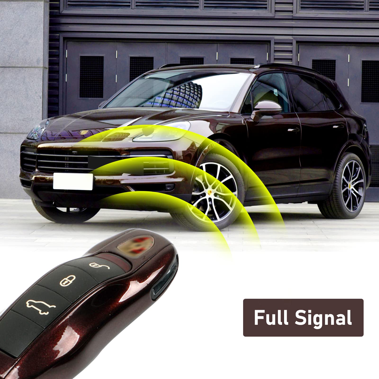 Jaronx Compatible With Porsche Key Fob Cover, Key Cover Compatible With Porsche Cayenne Panamera Macan Cayman 911 Key Fob Cover Key Shell Compatible With Porsche Key Accessories (Amethyst Metallic)