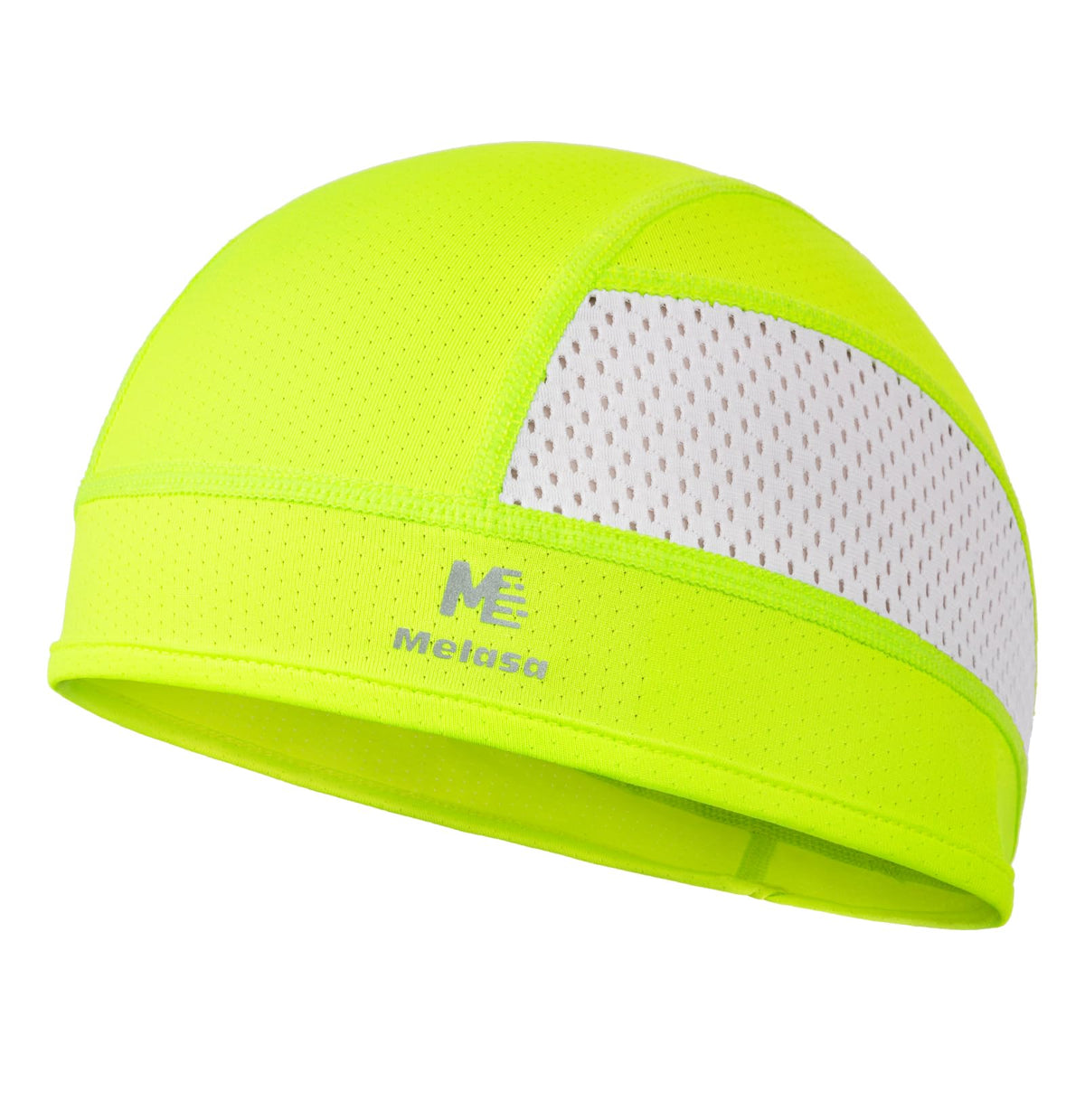 Melasa Cooling Skull Caps Helmet Liner, Lightweight Mesh Under Helmet Cycling Motorcycle Hard Hat Sweat Liner For Men Women Fluo