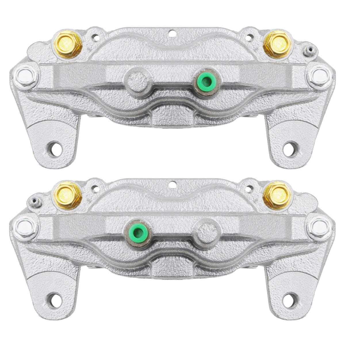 Autoshack Front Brake Calipers Assembly Pair Set Of 2 Driver And Passenger Side Replacement For 2007-2013 2014 2015 2016 Toyota Tundra 2008-2016 Sequoia 4.0L 4.6L 4.7L 5.7L V6 V8 4Wd Rwd Bc30208Pr