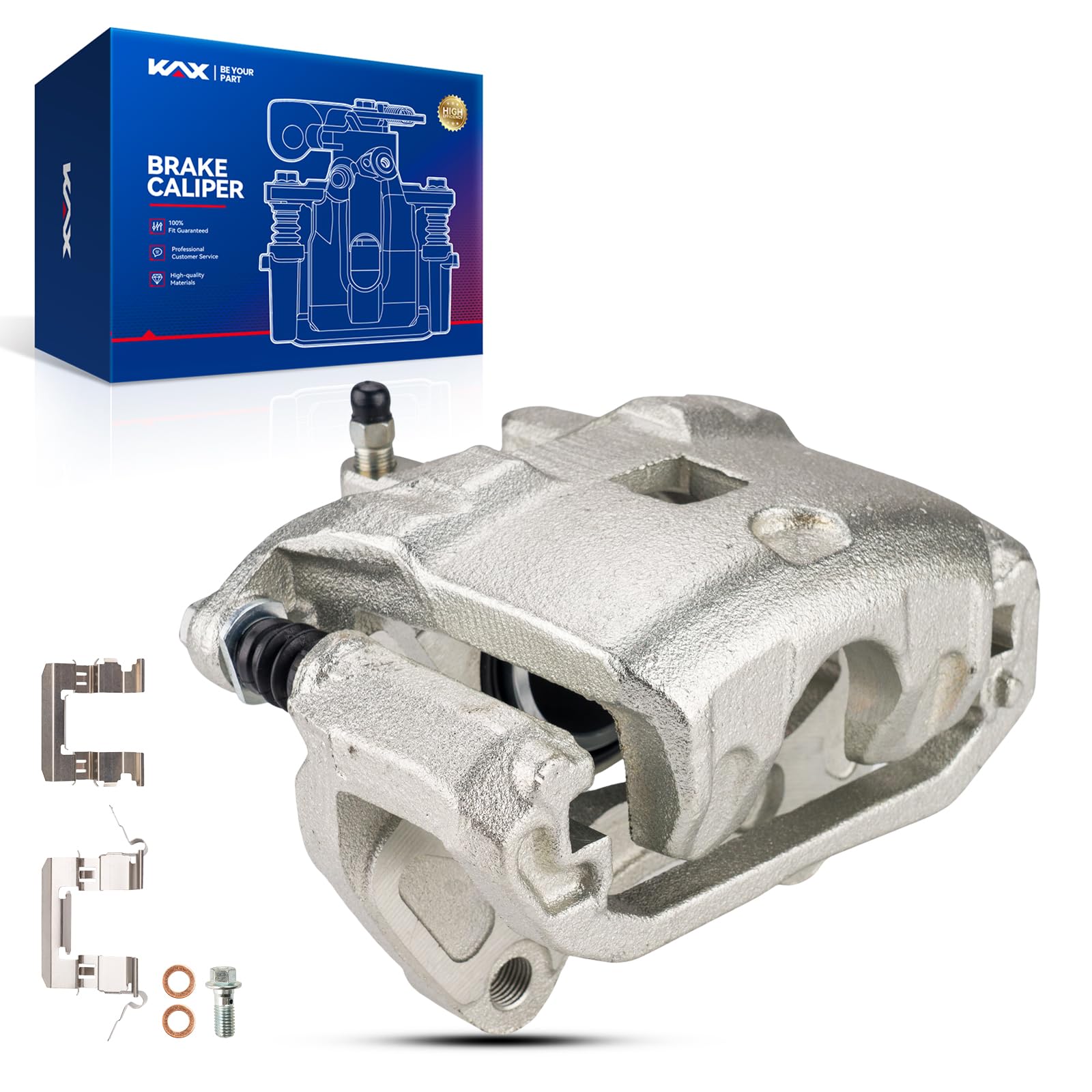 Kax Front Right Brake Caliper 19B2691 Compatible For Altima 2002-2006, Maxima 2002-2003, I35 2002-2004, Replacement Brake Calipe