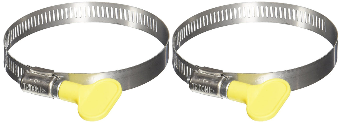Ideal Turn-Key Clamps 5Y04858 2 1/2"-3 1/2" Carded Turn-Key Clamps For Rv Hose, (Pack Of 2)