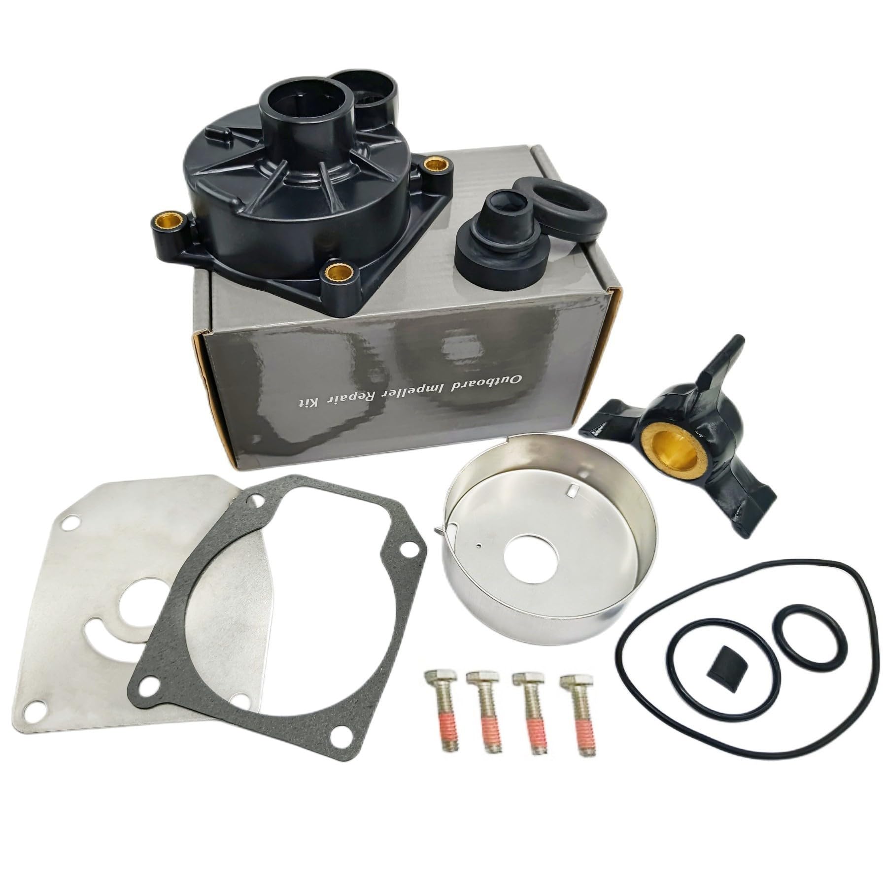 Ghmarine 438592 Water Pump Impeller Repair Kit Replaces Evinrude Johnson 40 45 48 50 Hp Outboard Marine Motors With Housing Sier