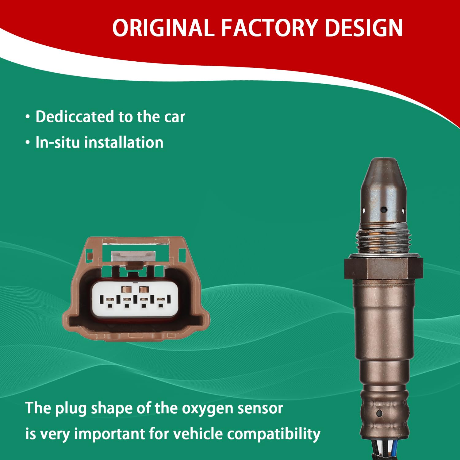 Necatuo 234-9135 Upstream O2 Oxygen Sensor Heated Air Fuel Ratio Compatible With Nissan Altima Frontier Xterra Quest Infiniti G3
