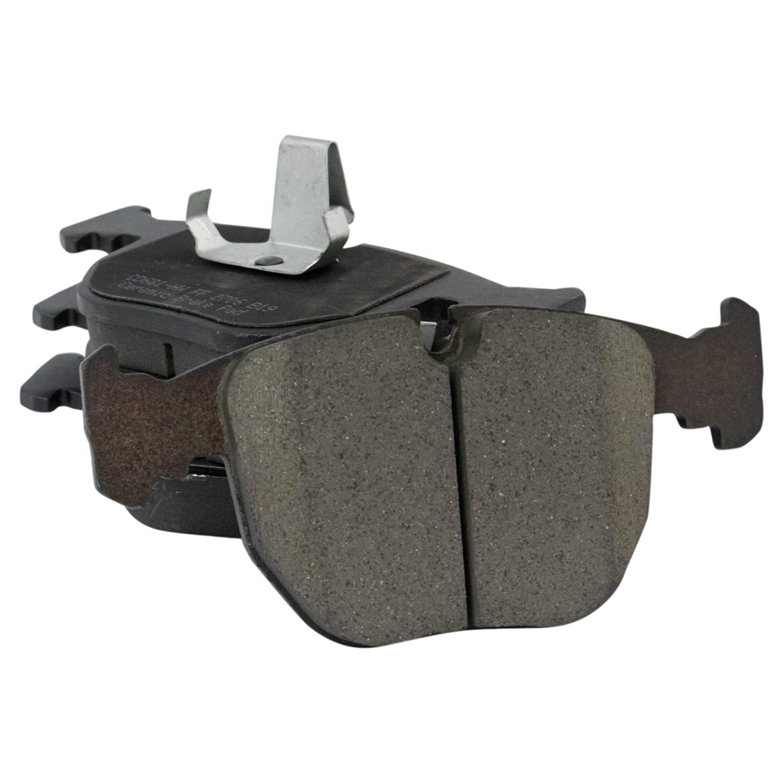 TRQ Front Brake Pads Ceramic Compatible with 2001-2003 BMW 530i 1997-2003 540i 1995-2001 740i 740iL 2000-2003 M5 2000-2006 X5