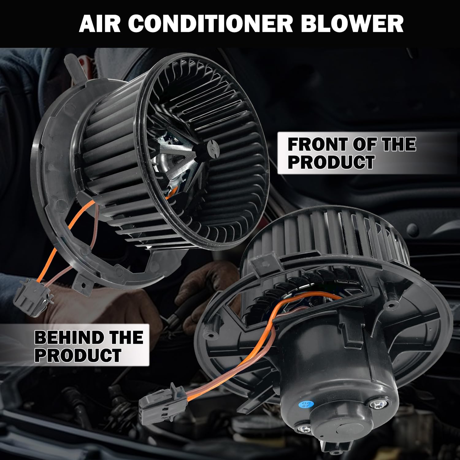 Aspligo 700241 Ac Heater Blower Motor Fan Assembly Fit For Audi A3 2006-2013 ,Tt 2008-2015 For Volkswagen Beetle 2012-2016, Golf