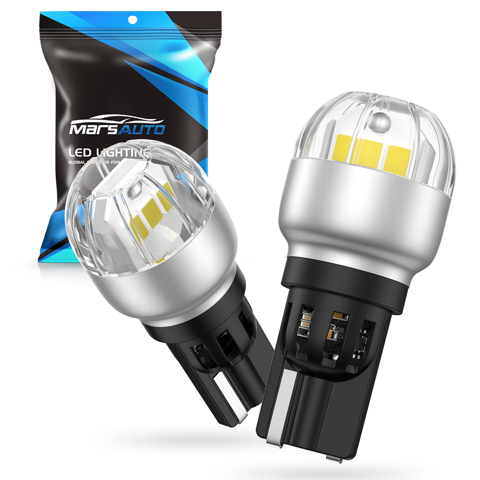 Marsauto 912 921 Led Bulbs For Backup Reverse Light, 300% Brighter T15 906 904 W16W T15 Canbus Error Free Bulb With 3020Smd Chip