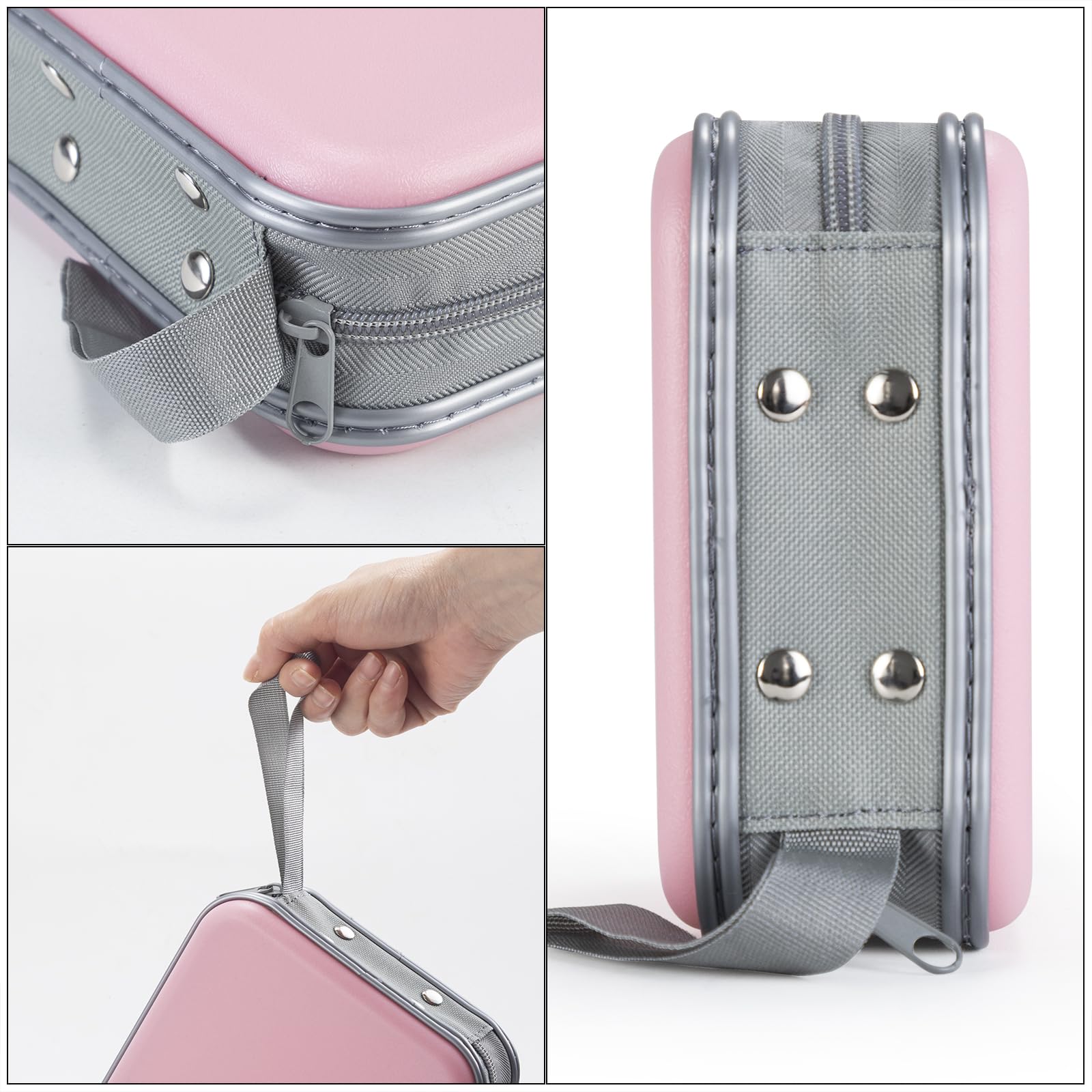 Uentip Cd Case For Car,48 Capacity Dvd Case Portable Zipper Cd Case Holder Large Storage Cd Wallet Cd Organizer Home Travel (Lig