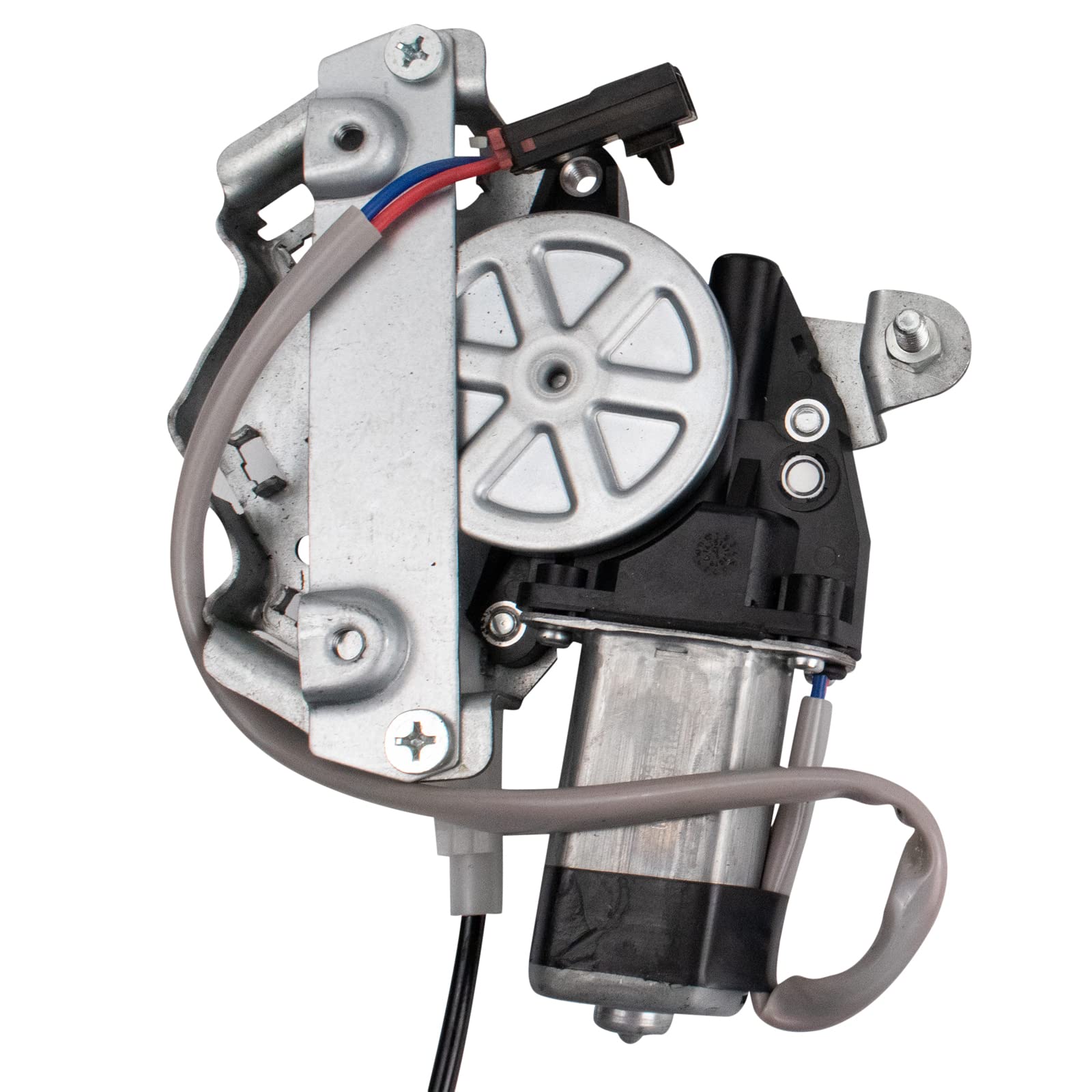 Trq Front Left Power Window Regulator & Motor Assembly Drivers Side Compatible With 1986-1994 Nissan D21 1987-1995 Pathfinder 19