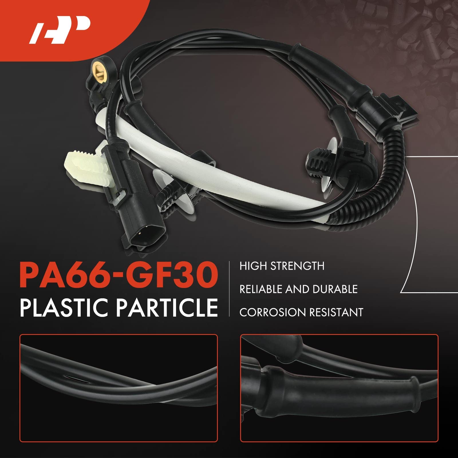 A-Premium Abs Wheel Speed Sensor Compatible With Ford Models - Ranger 2010-2011, 2.3L/4.0L, 4Wd - Front Driver Or Passenger, Replace# Al5Z2C204B, Al5Z2C204C