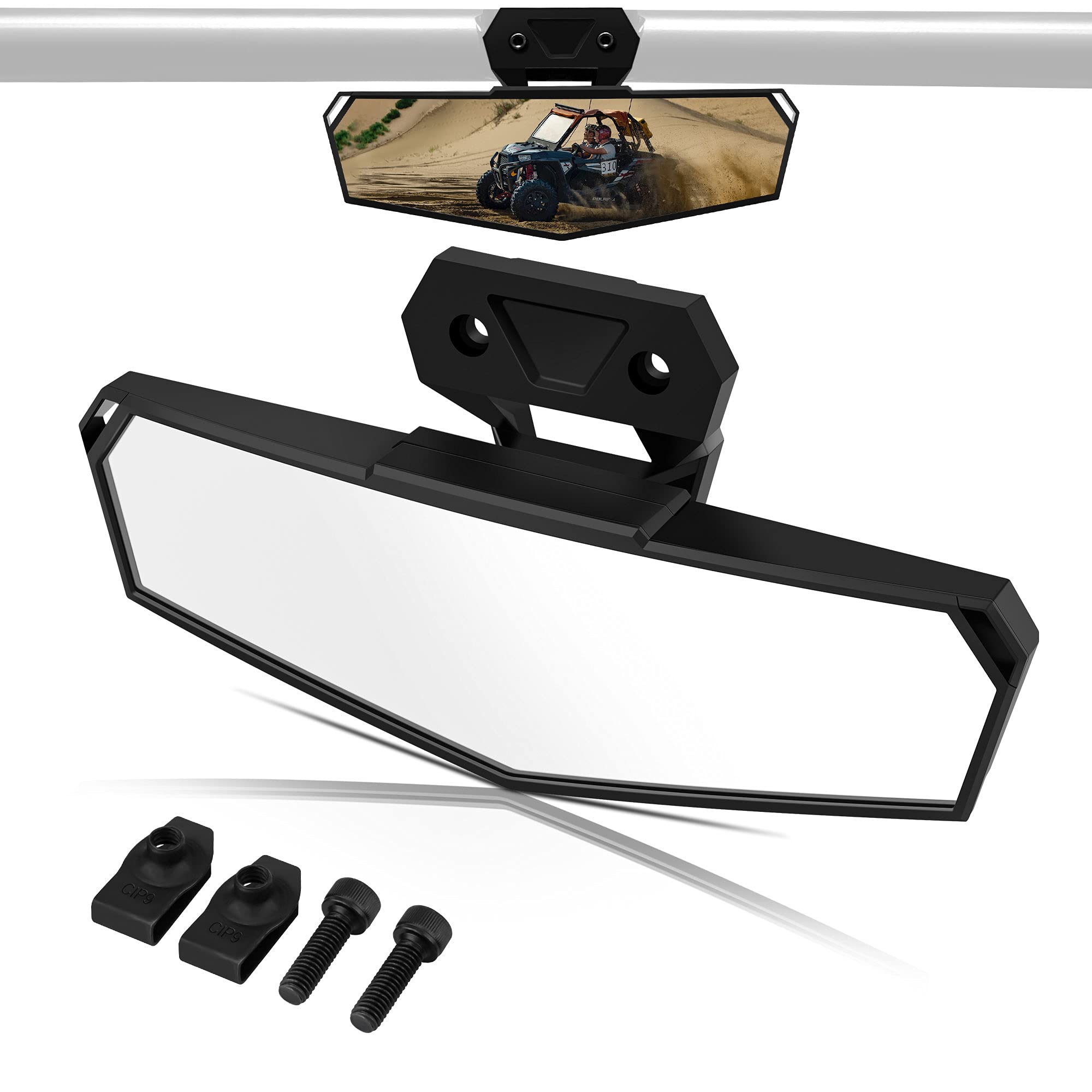 Rerpro Rzr Pro Xp Center Rear View Mirror Compatible With 2020 2021 2022 2023 2024 2025 Polaris Rzr Pro Xp/4 Rzr Turbo R/4#28837