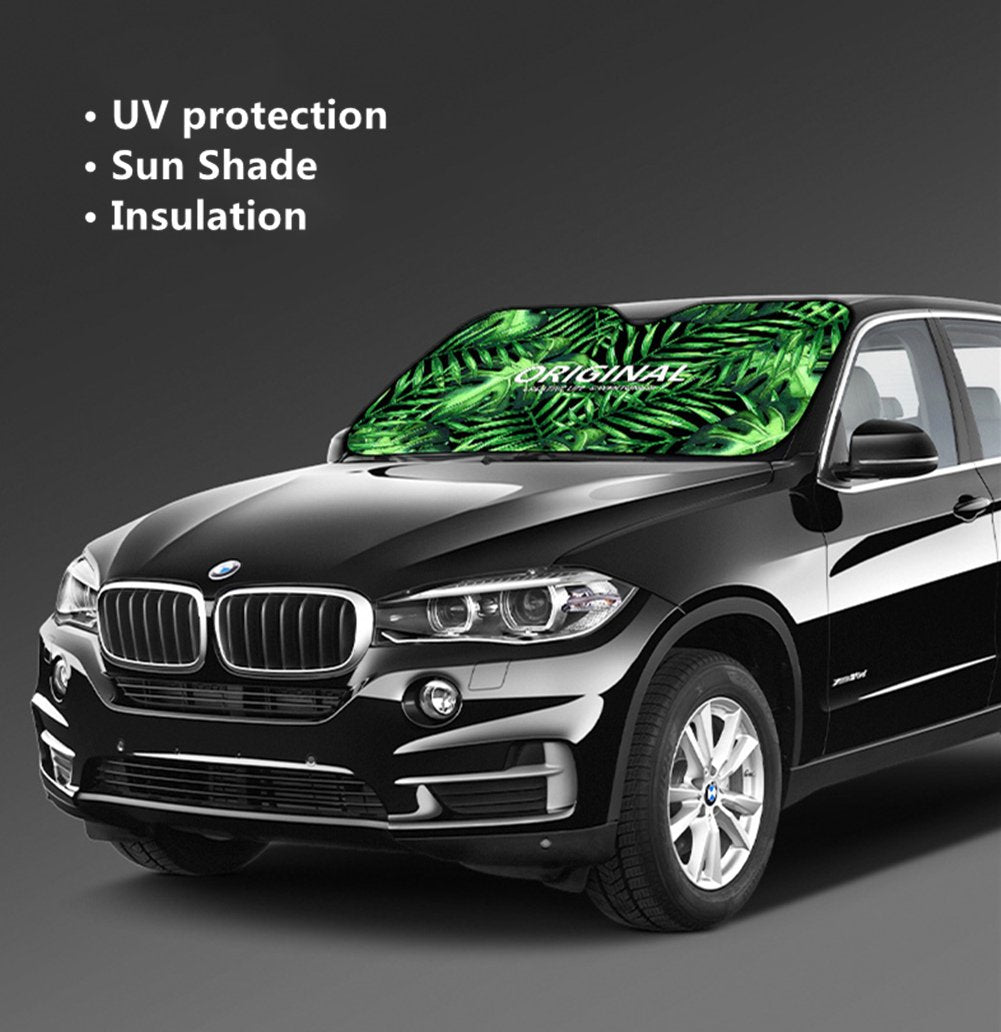 Dpist Van Gogh Starry Sky Car Windshield Sun Shade Universal Fit Car Sunshade-Keep Your Vehicle Cool. Uv Sun And Heat Reflector