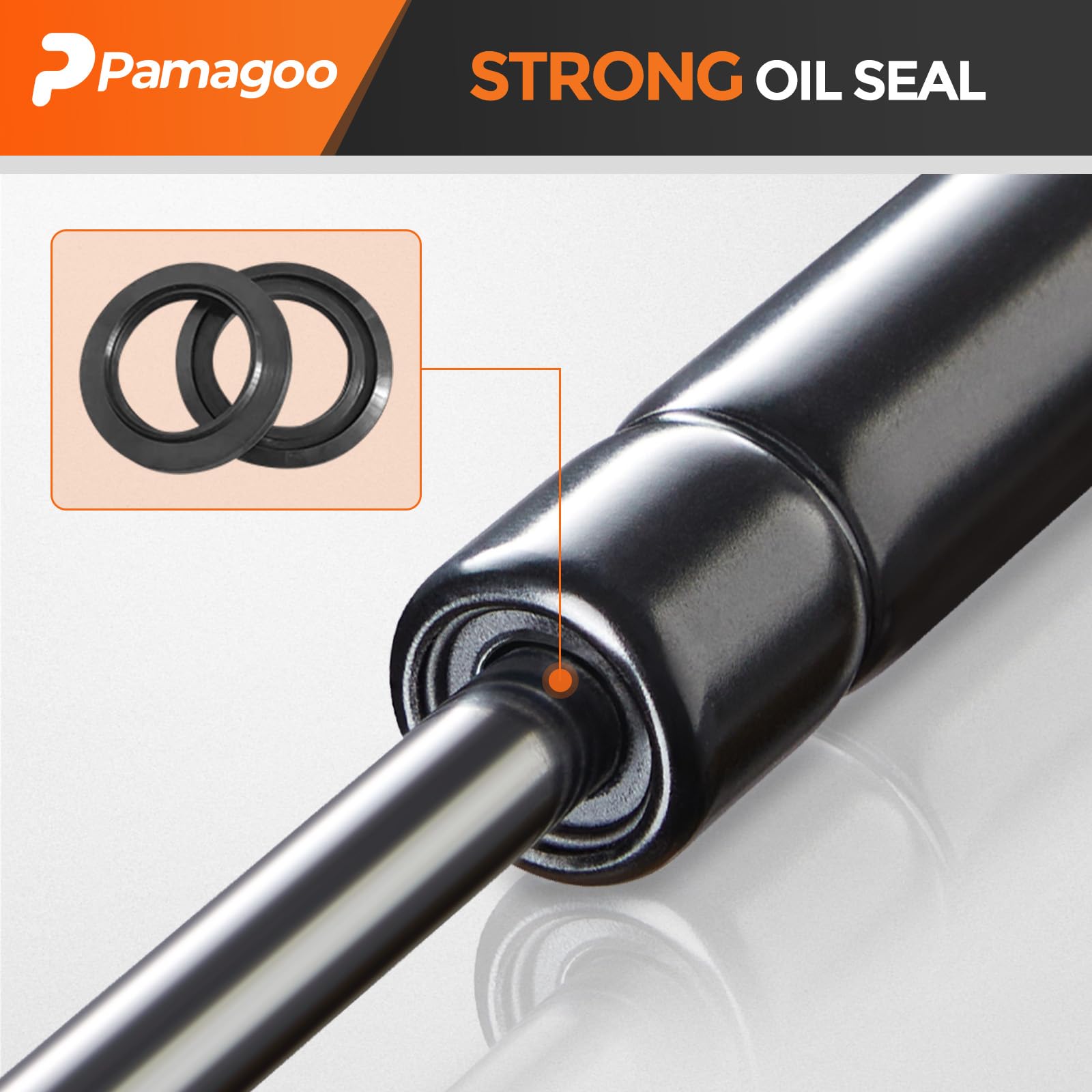 Pamagoo C16-15208 16 Inch 45 Lbs Gas Struts,15.7'' Shocks C16-23993 Lift Support For Truck Canopy Cap A.R.E Leer Camper Shell To