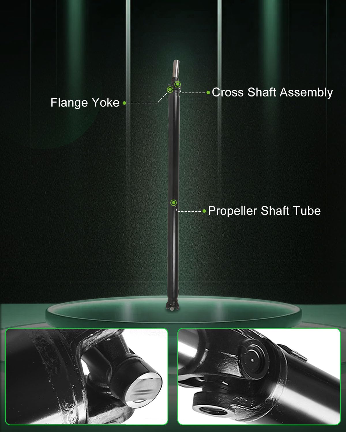 Scitoo 75.83'' Rear Drive Shaft Assembly Propeller Shaft Compatible For Chevy Silverado 1500 1500 Hd 2500 2500 Hd 3500 For Gmc S