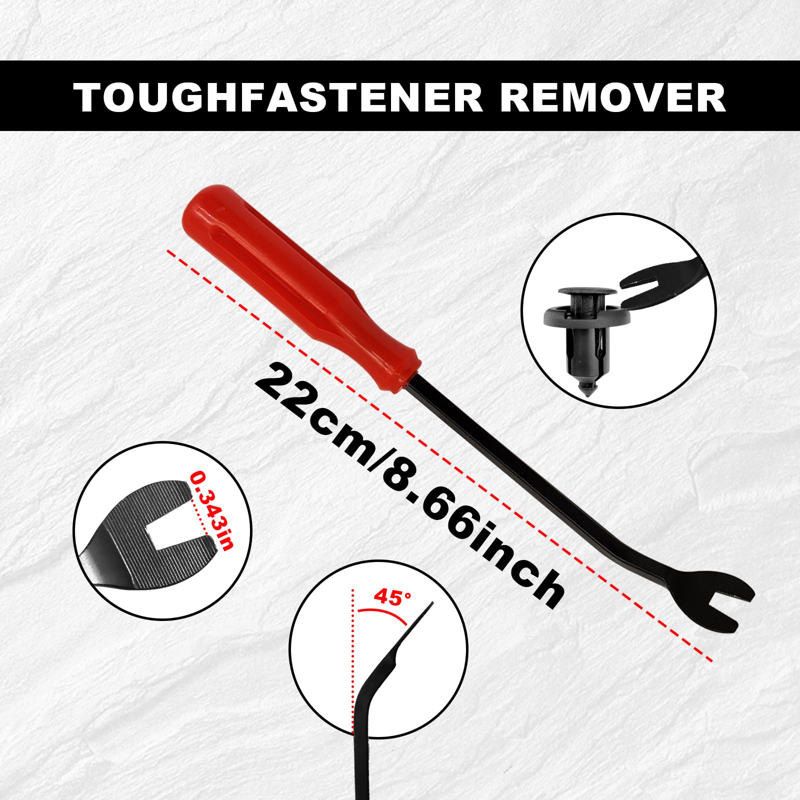 120pcs Retainer Clips Push Type Fasteners 6.8mm 8mm 9mm 10mm - Expansion Screws Replacement Kit with Remover Tool Bumper Push Ri