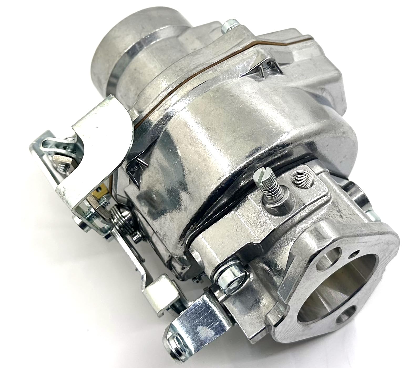 HENKYO 1 Barrel Carburetor Manual Choke for 1950-1959 Chevy Trucks 235ci Inline 6 & 1932-1952 216ci, Includes Cable