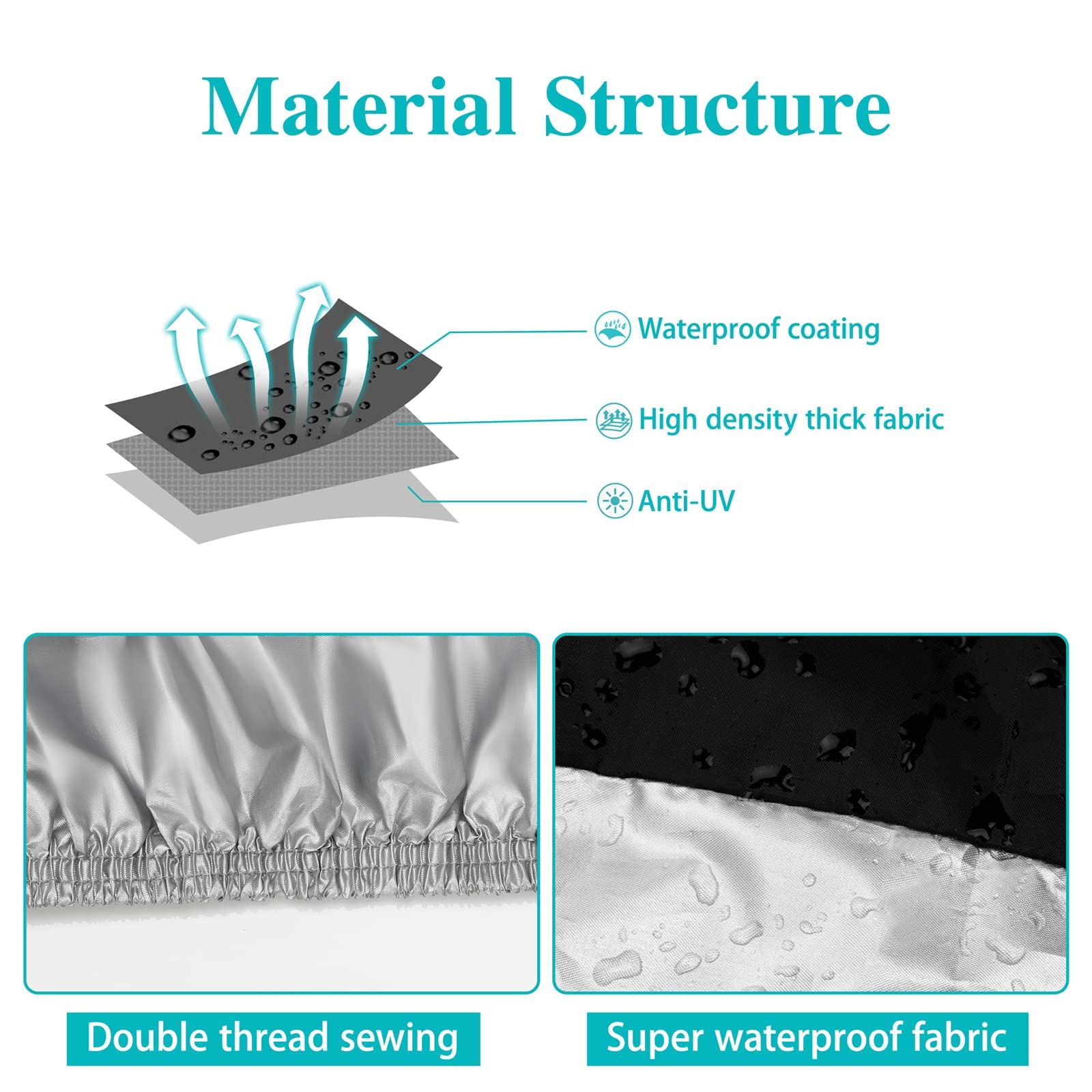 Motorcycle Cover,Motorbike Cover All Season Universal Weather Waterproof Sun Outdoor Protection With Lock-Holes & Storage Bag,Xx