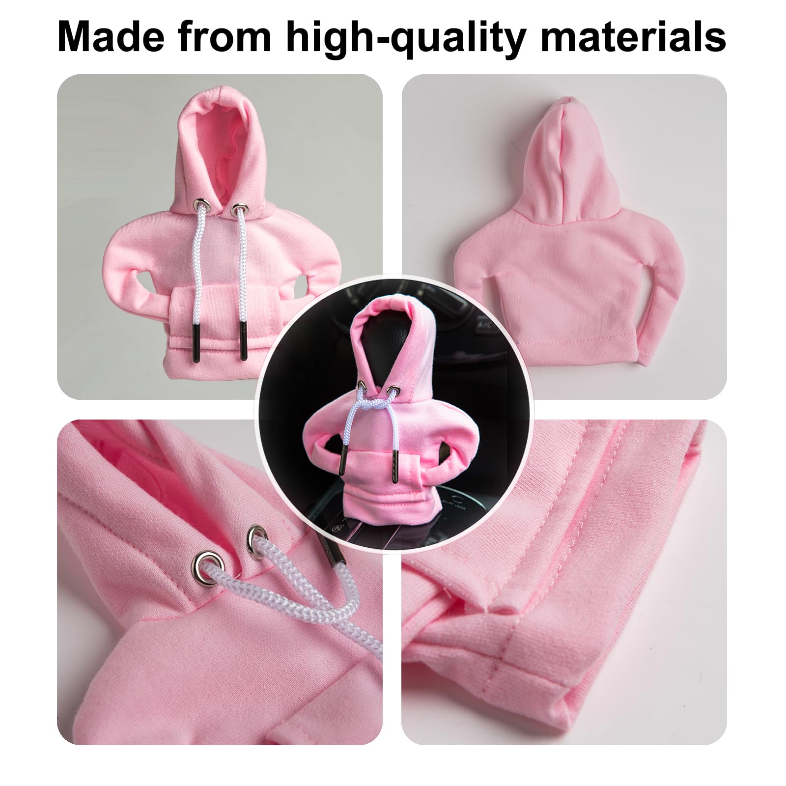 Ecdream Gear Shift Hoodie - Funny Pink Car Decor