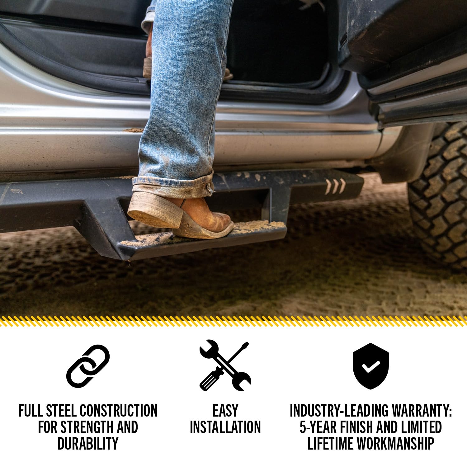 N-Fab | Exd20Mc-Tx | Epyx, Cab Length , Textured Black, 19-21 Dodge Ram 2500 / 3500 (New Body Style) Mega Cab All Beds