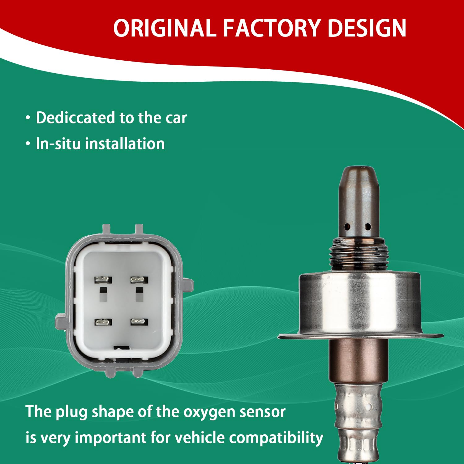 Necatuo 234-9082 Upstream O2 Oxygen Sensor Heated Air Fuel Ratio Compatible With Nissan Cube 1.8L Sentra 2.0L For 22693Zj60A 226