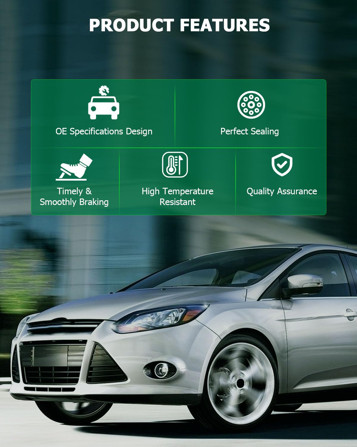 Scitoo Front Left Brake Caliper With Bracket 18-B4791 Compatible For Honda Odyssey 2005-2010