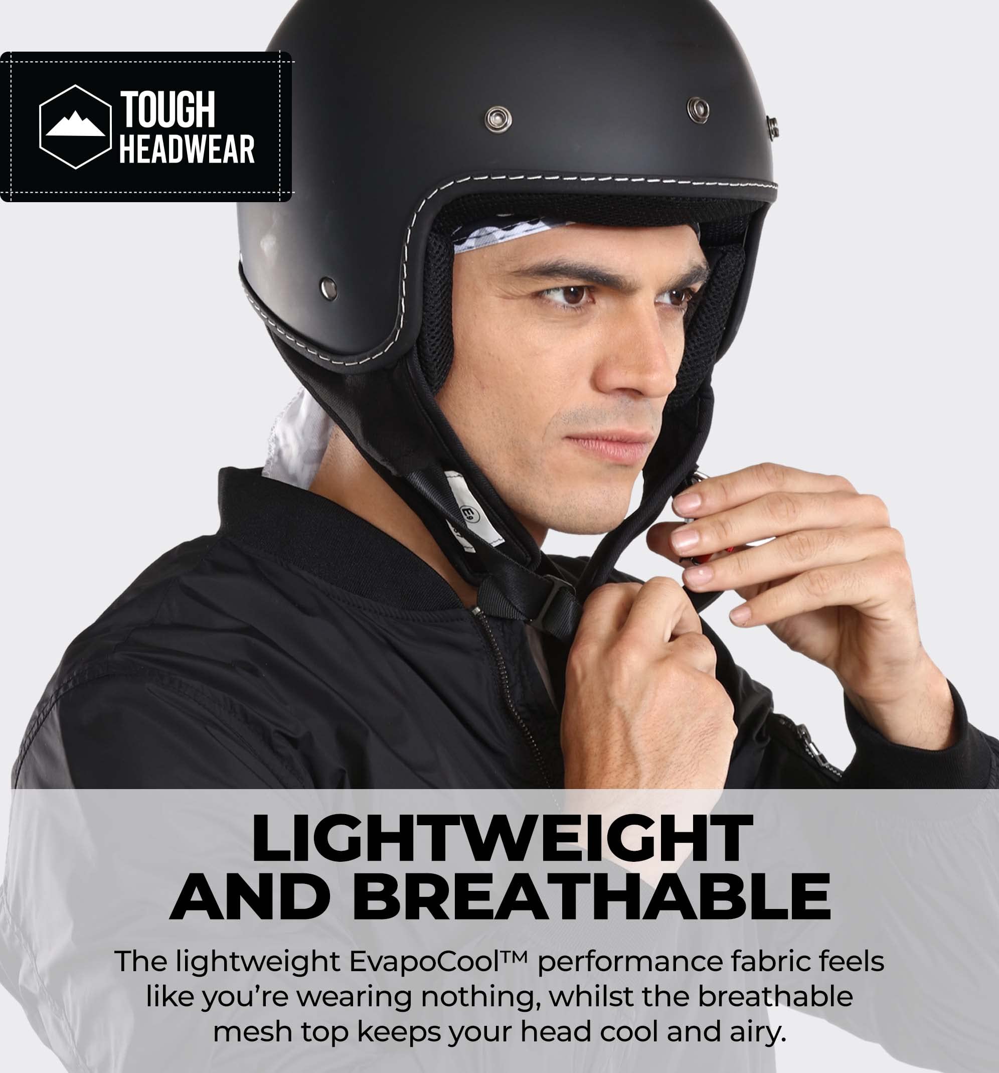 Tough Headwear Cooling Helmet Liners - Do Rag Skull Caps For Men - Cooling Head Wraps, Hard Hat Liner - Motorcycle Pirate Bandan