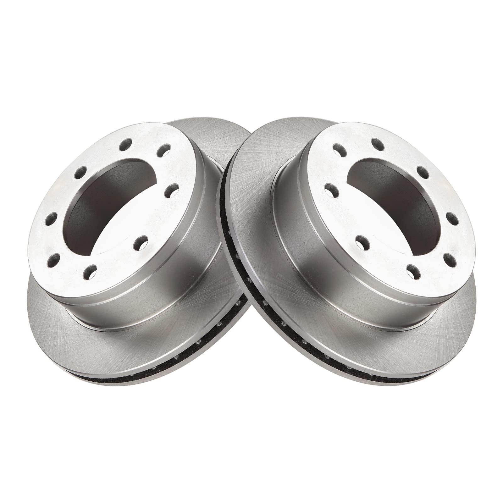 Trq Rear Brake Pad & Rotor Kit Brake Pads Brake Rotor Parking Brake Shoe Set Ceramic Compatible With 2006-2008 Chevrolet Express