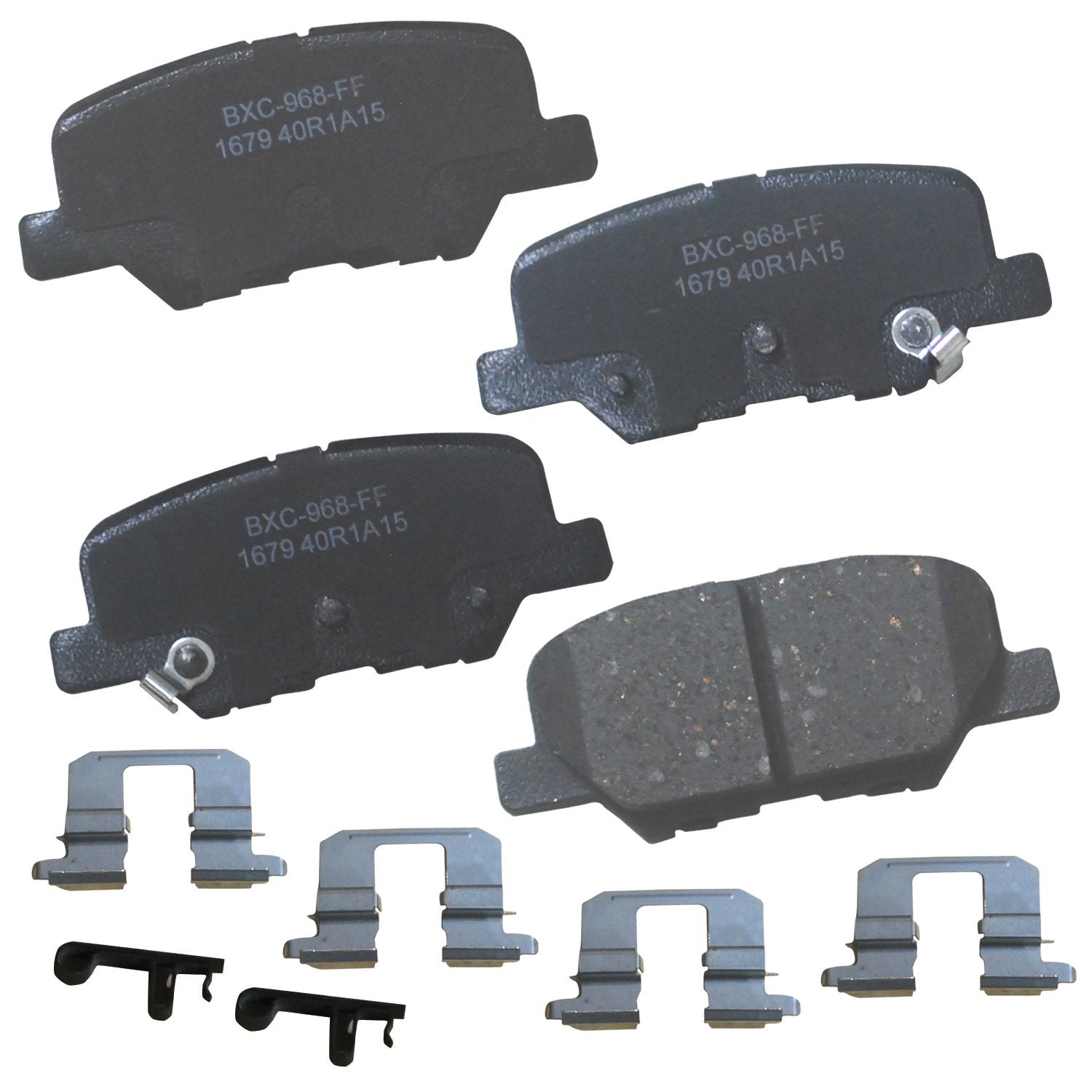 Bendix Premium Sbc1679 Ceramic Rear Brake Pads For Mazda 3 2018-2014, 3 Sport 2016-2014, 6 2015-2014, Mitsubishi Asx 2015-2013,