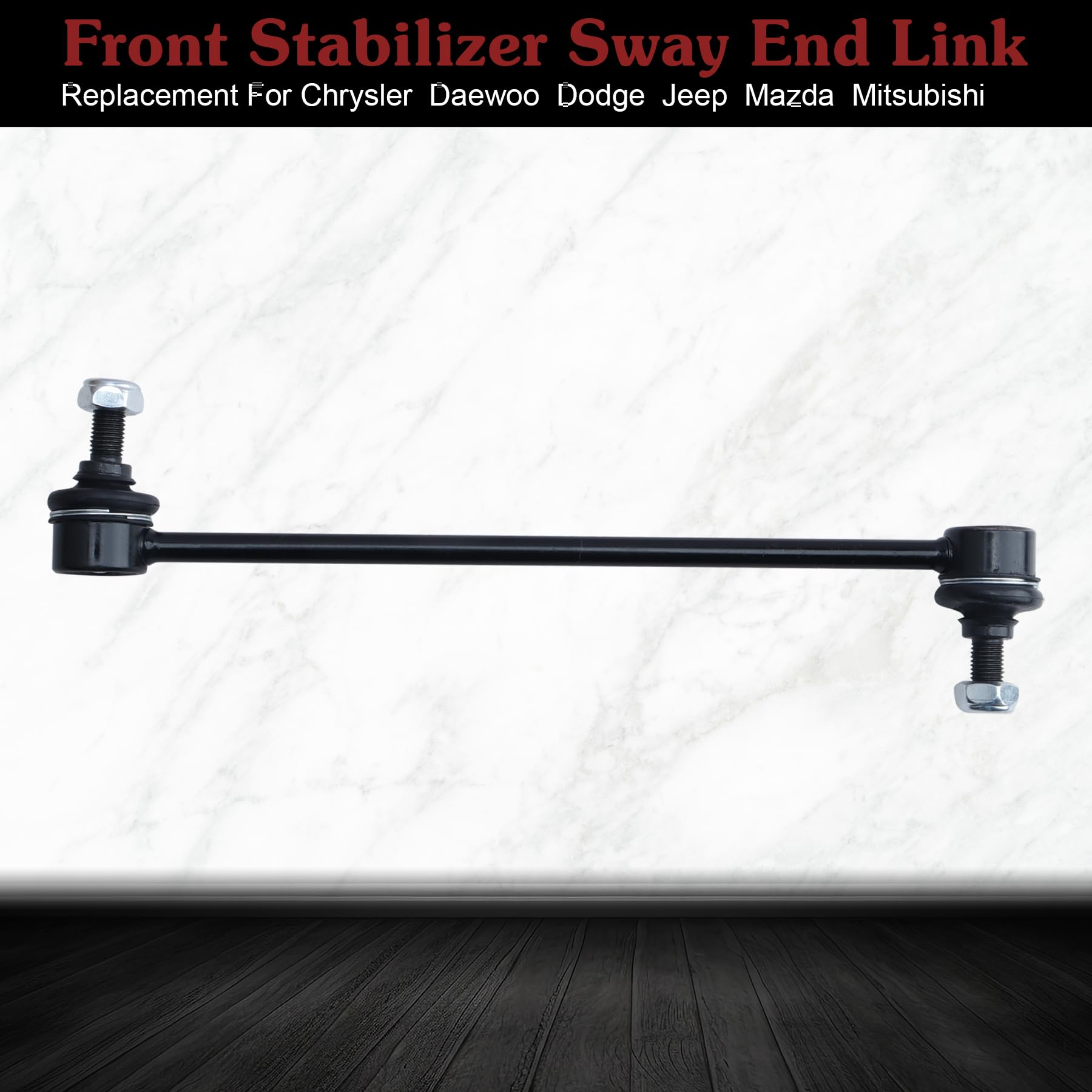 Stiueoav K80258 Sway Bar Link - Front Stabilizer End Link Compatible With 2007-2010 Chrysler Sebring?2011-2014 Chrysler 200?2007