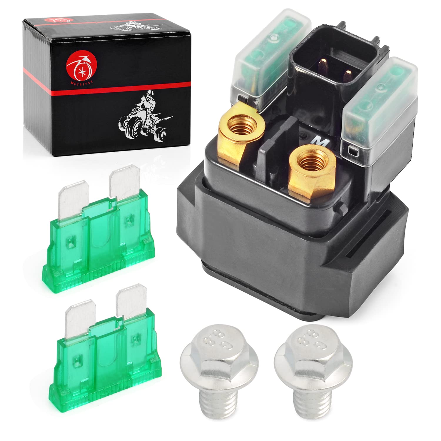 Moto1988 Solenoid Starter Relay For Yamaha Raptor 700 700R Yfm700 2006-2022 Rhino 450 Yxr450 2007-2008 Rhino 660 Yxr660 2007