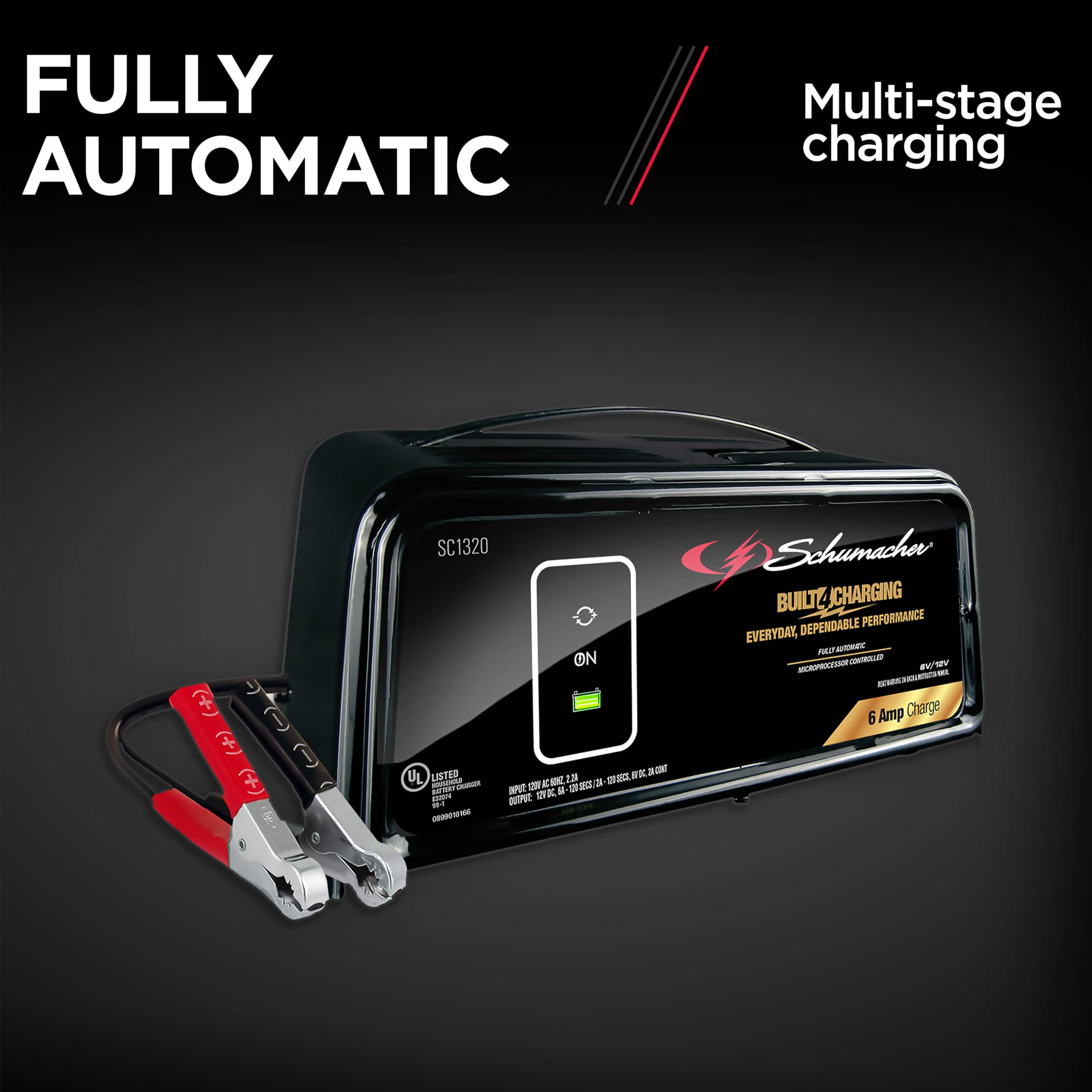 Schumacher Automatic 12 Volt 6 Amps Battery Charger